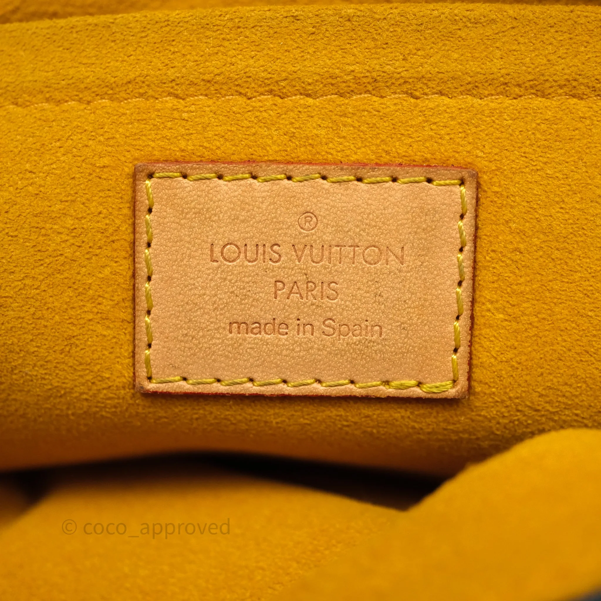 Louis Vuitton Mini Pleaty bag Denim Monogram Gold Hardware
