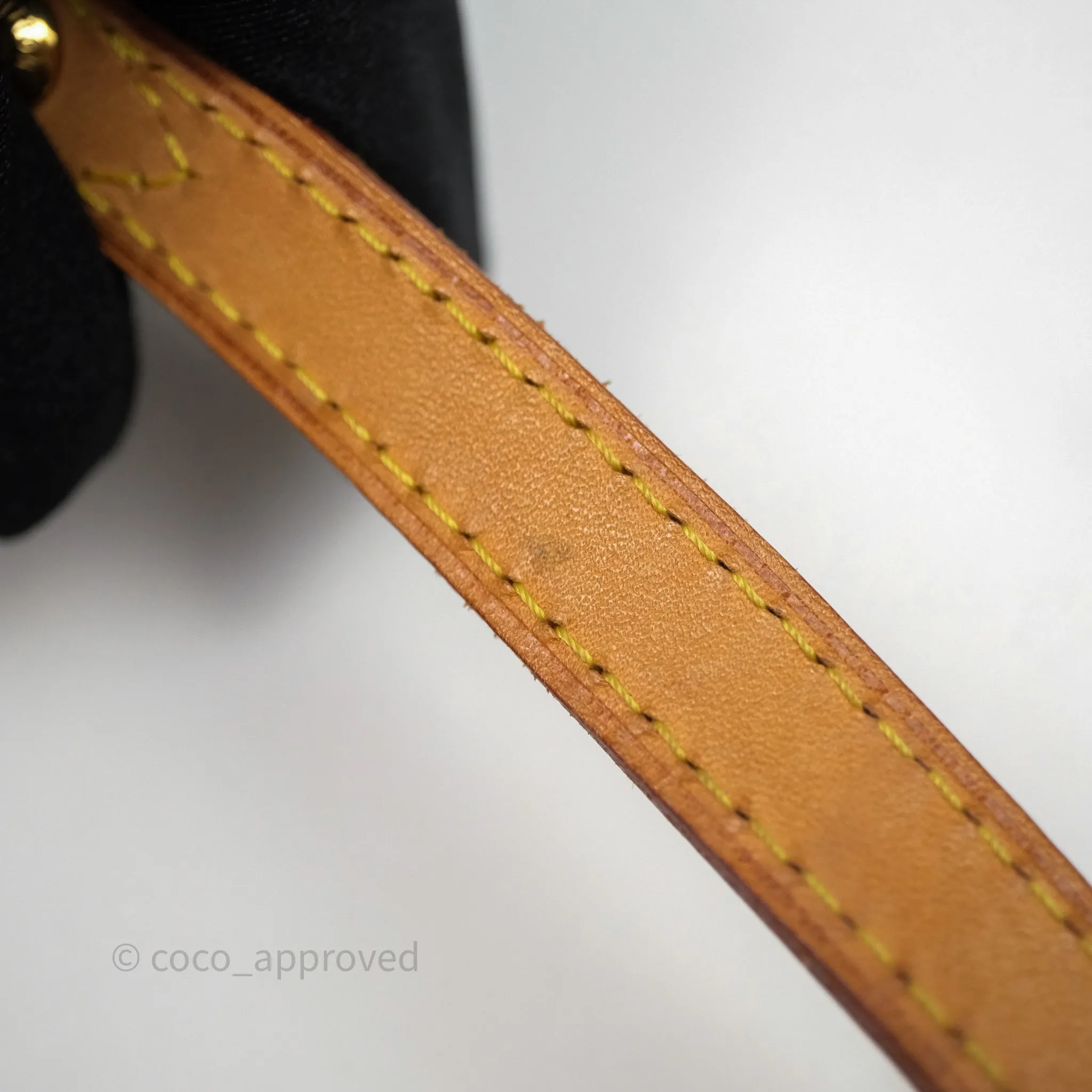 Louis Vuitton Mini Pleaty bag Denim Monogram Gold Hardware