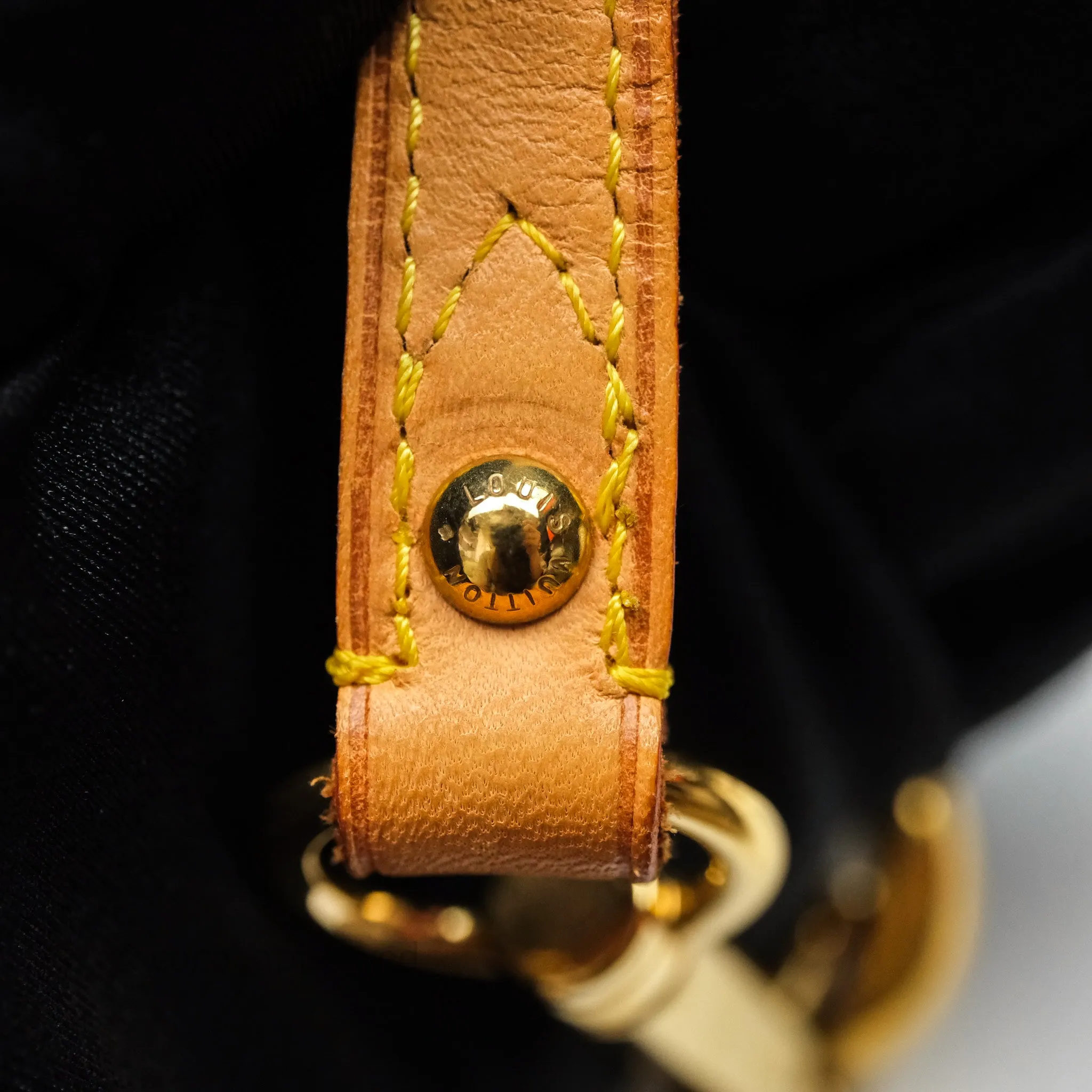 Louis Vuitton Mini Pleaty bag Denim Monogram Gold Hardware