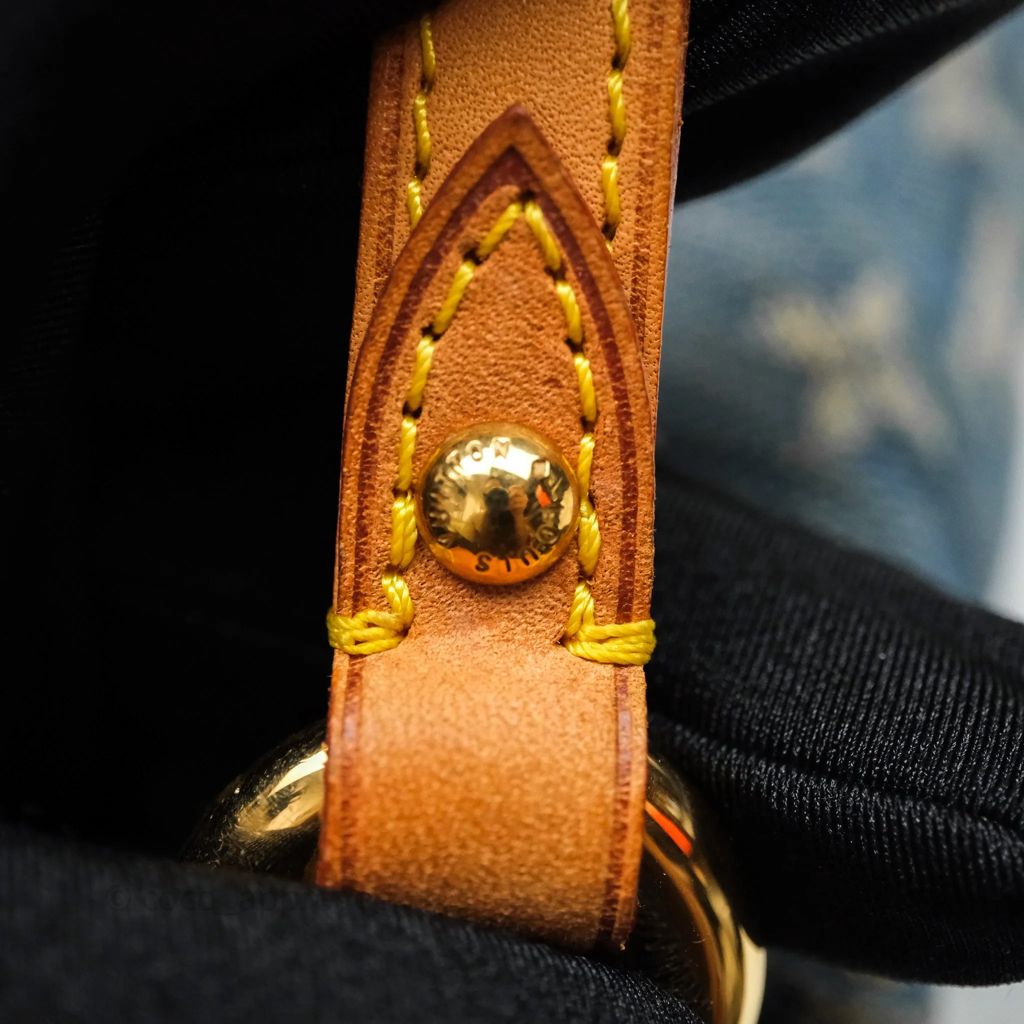 Louis Vuitton Mini Pleaty bag Denim Monogram Gold Hardware
