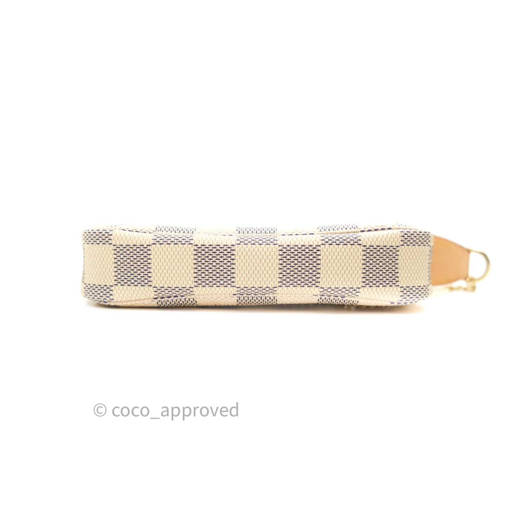 Louis Vuitton Mini Pochette Accessories Damier Azur Canvas