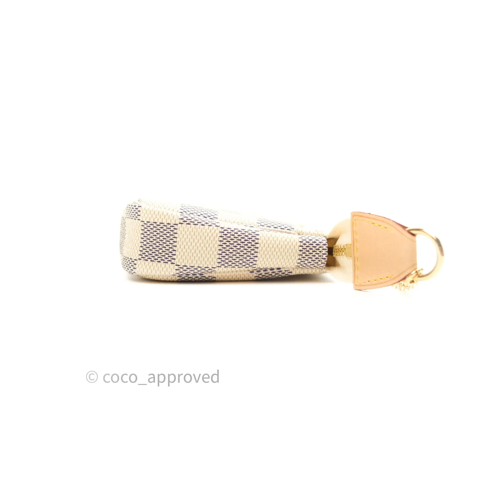Louis Vuitton Mini Pochette Accessories Damier Azur Canvas
