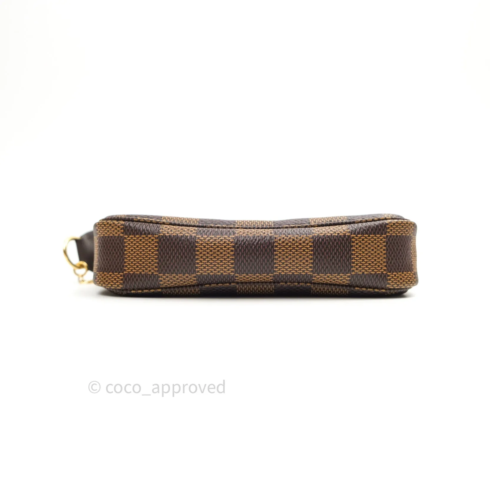 Louis Vuitton Mini Pochette Accessories Damier Ebene Canvas