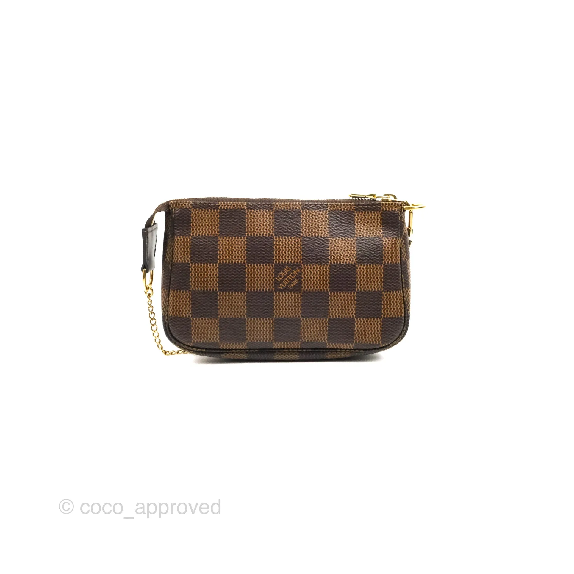 Louis Vuitton Mini Pochette Accessories Damier Ebene