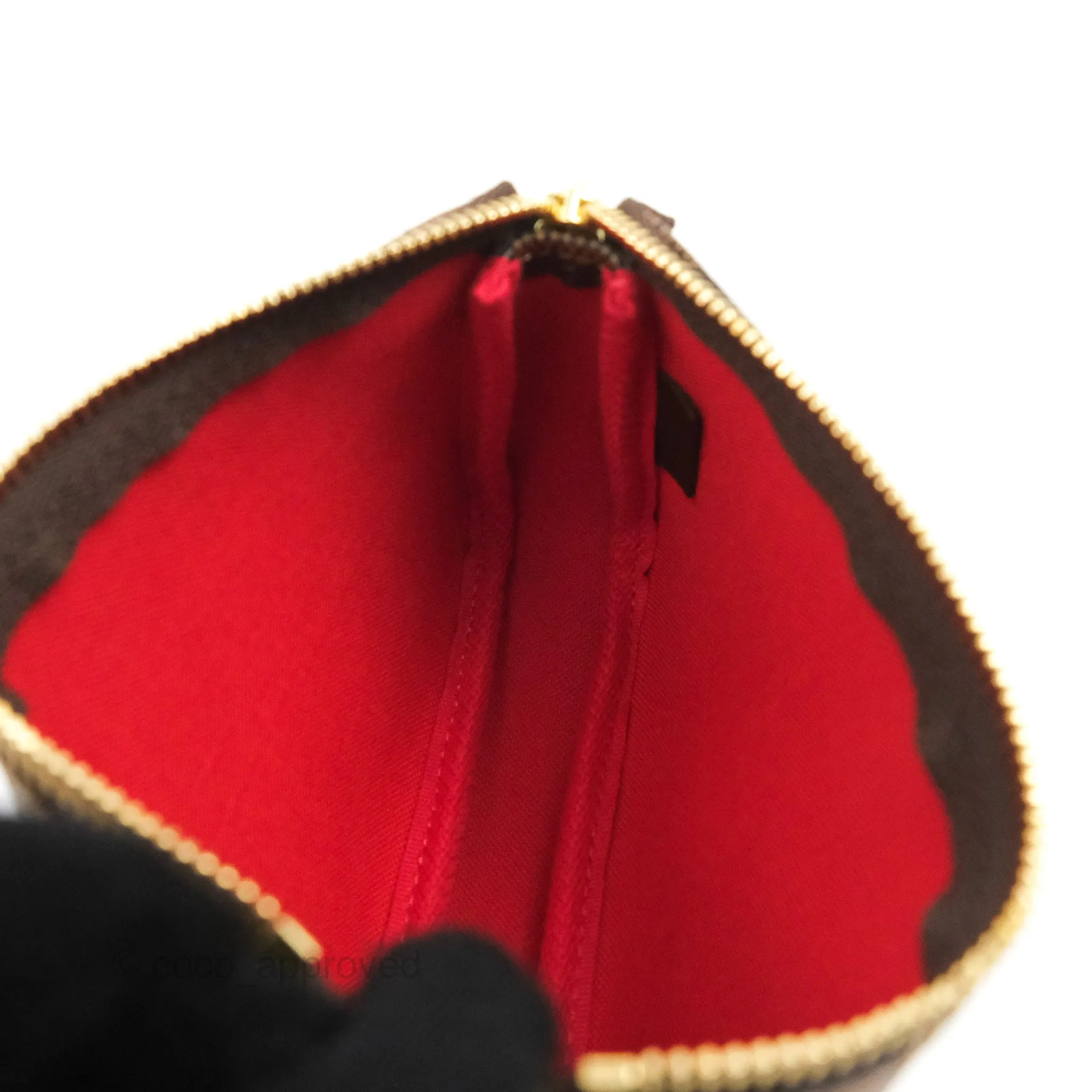 Louis Vuitton Mini Pochette Accessories Damier Ebene
