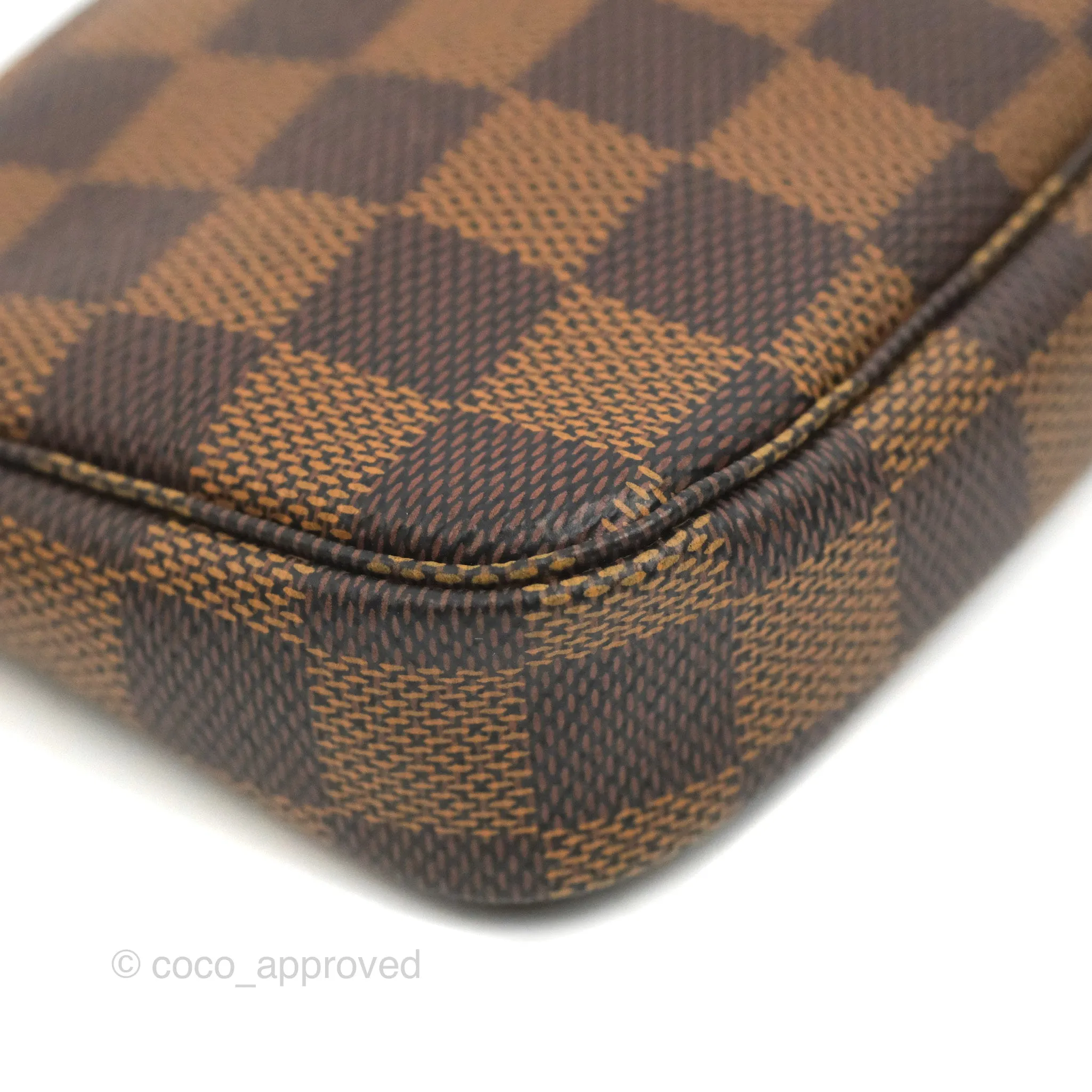 Louis Vuitton Mini Pochette Accessories Damier Ebene