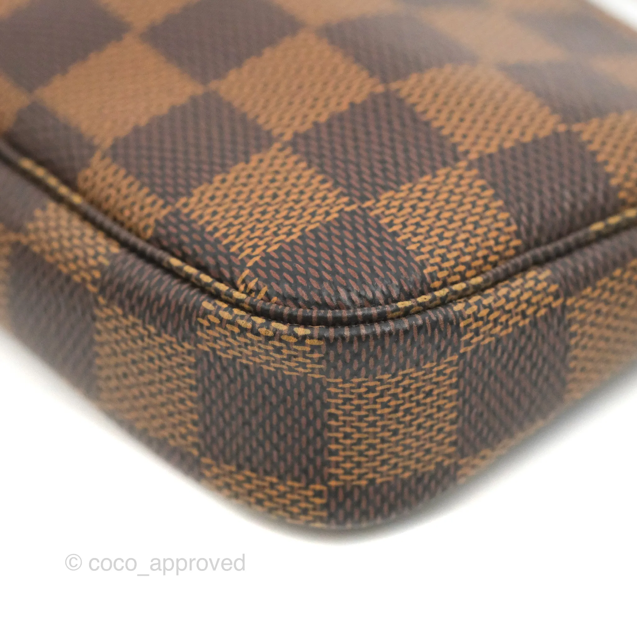 Louis Vuitton Mini Pochette Accessories Damier Ebene
