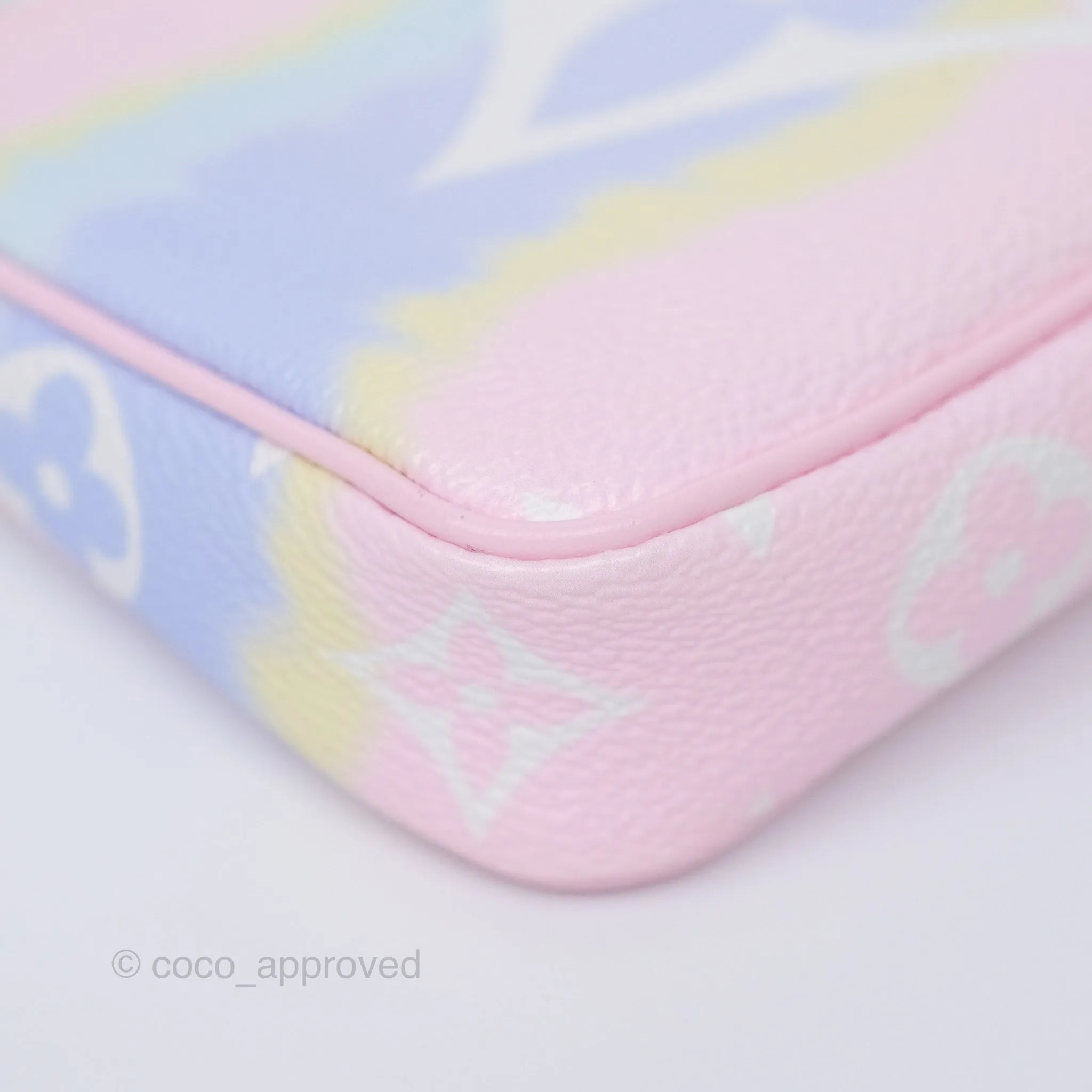 Louis Vuitton Mini Pochette Accessories Escale Pastel Monogram