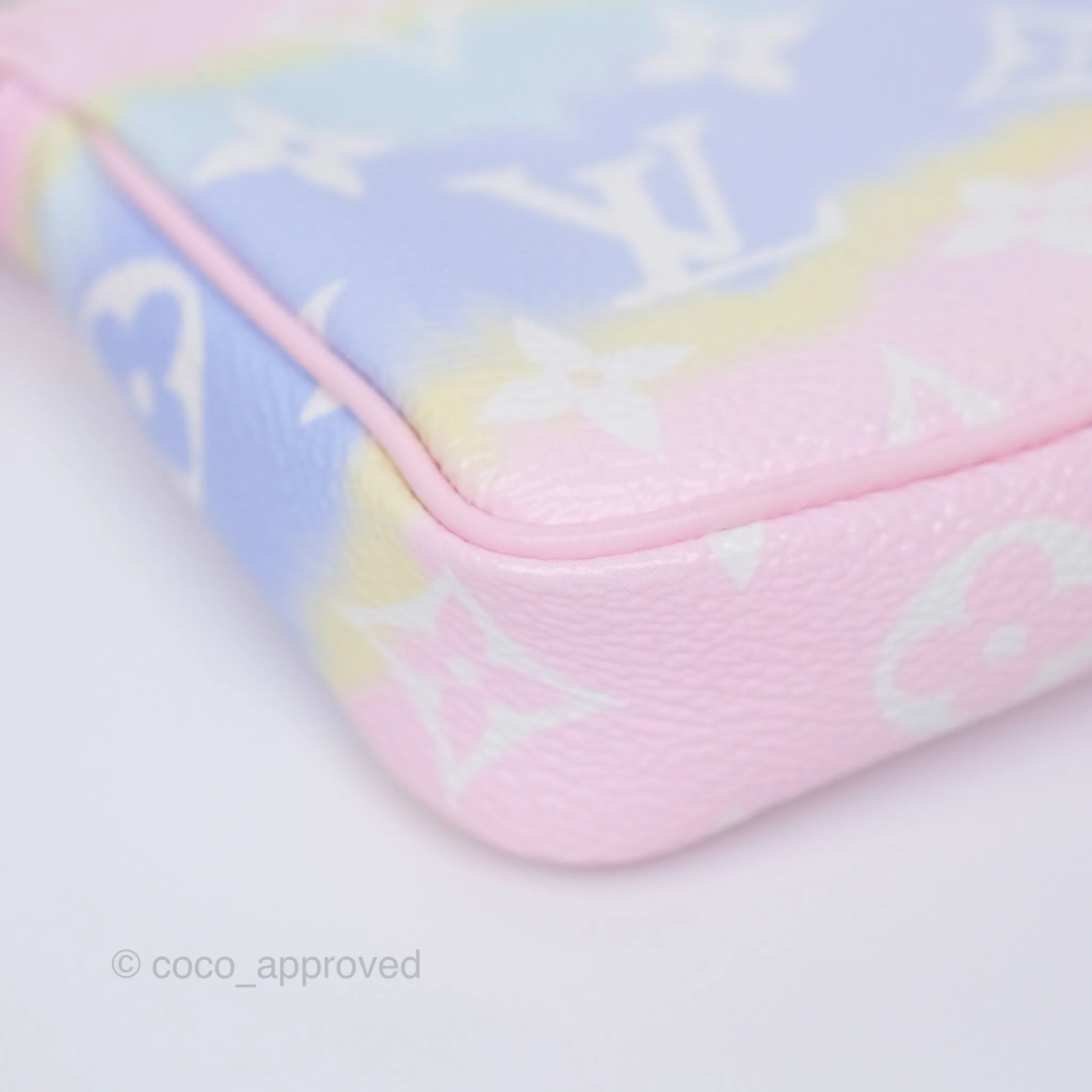 Louis Vuitton Mini Pochette Accessories Escale Pastel Monogram
