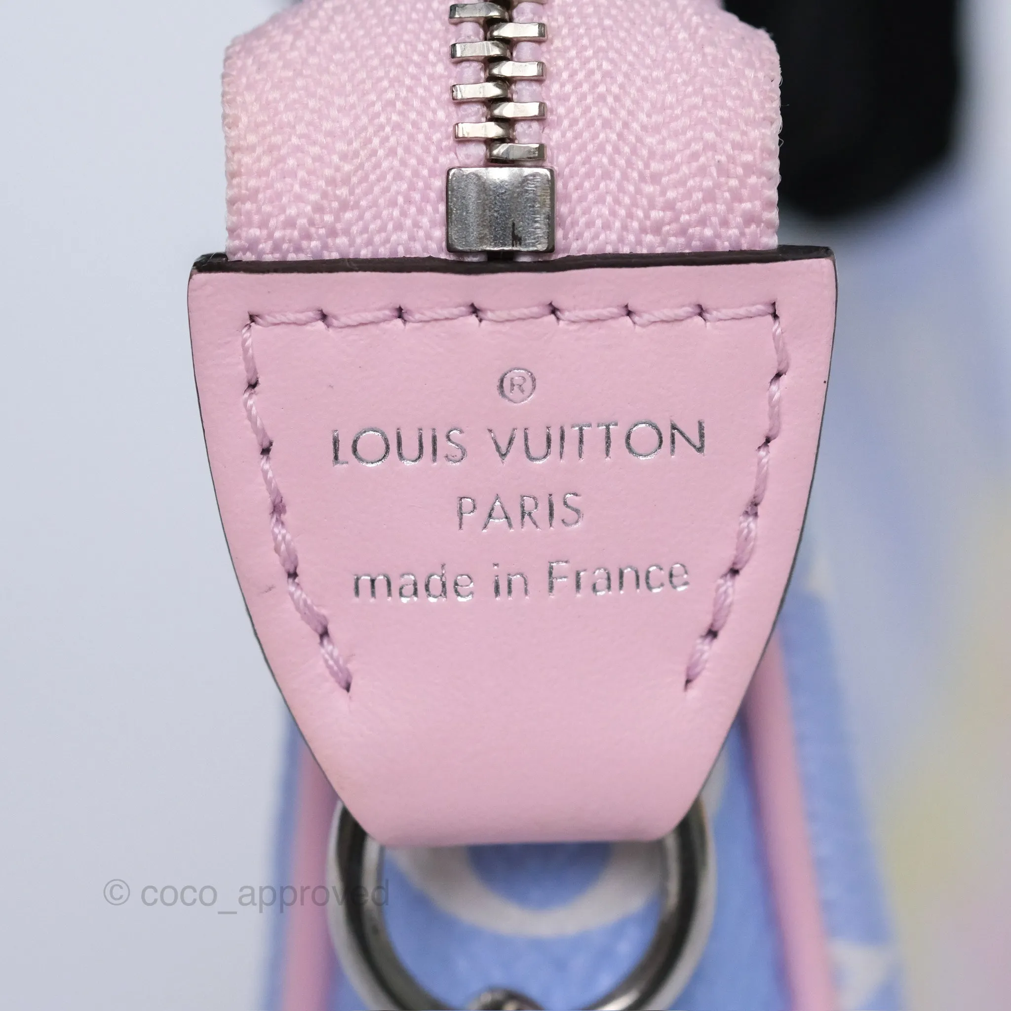 Louis Vuitton Mini Pochette Accessories Escale Pastel Monogram