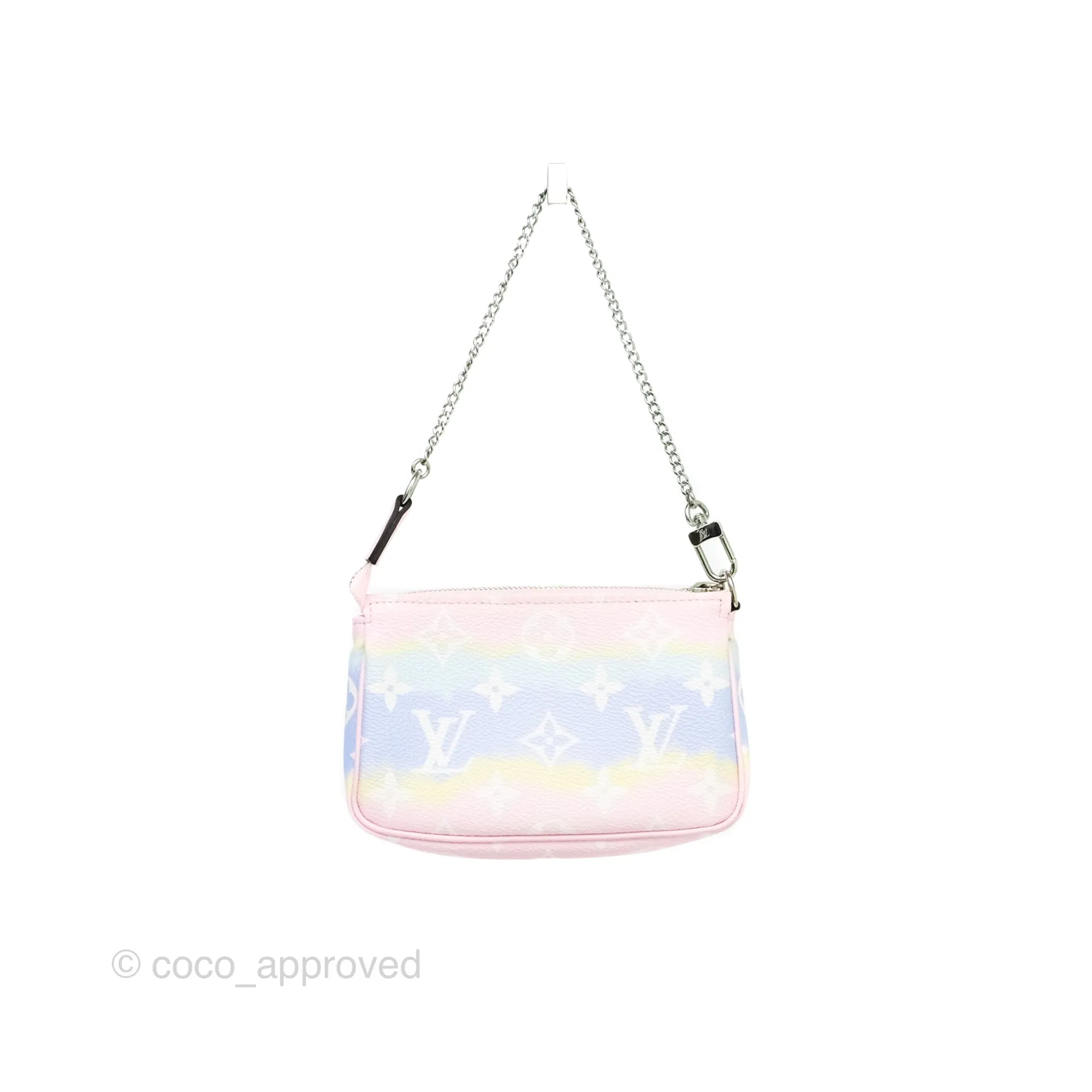 Louis Vuitton Mini Pochette Accessories Escale Pastel Monogram