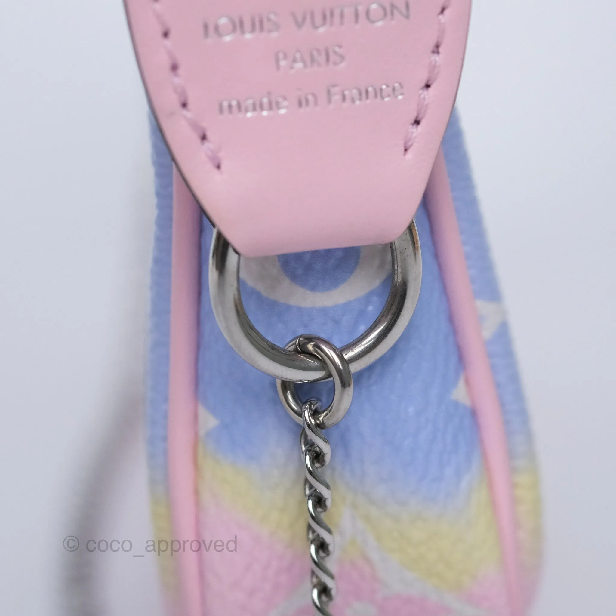 Louis Vuitton Mini Pochette Accessories Escale Pastel Monogram