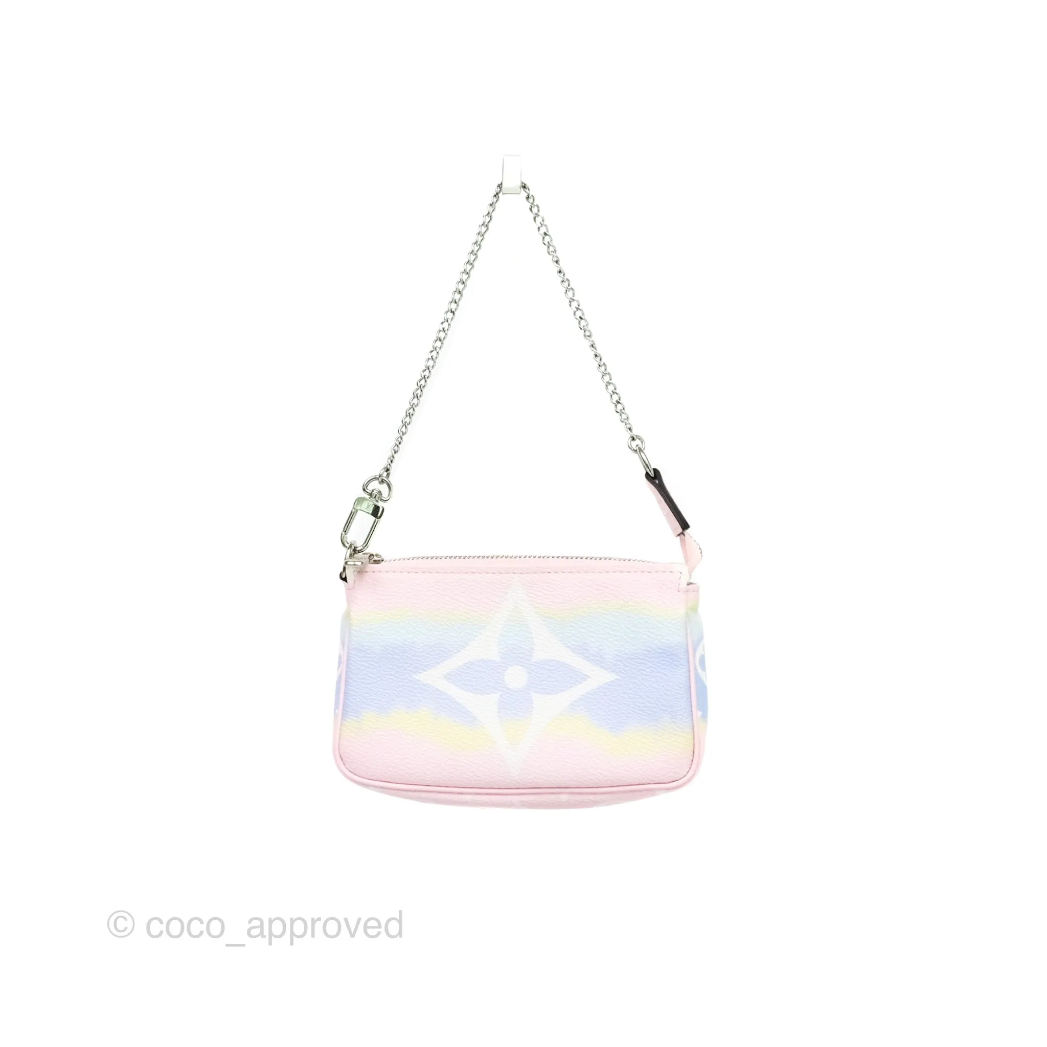 Louis Vuitton Mini Pochette Accessories Escale Pastel Monogram