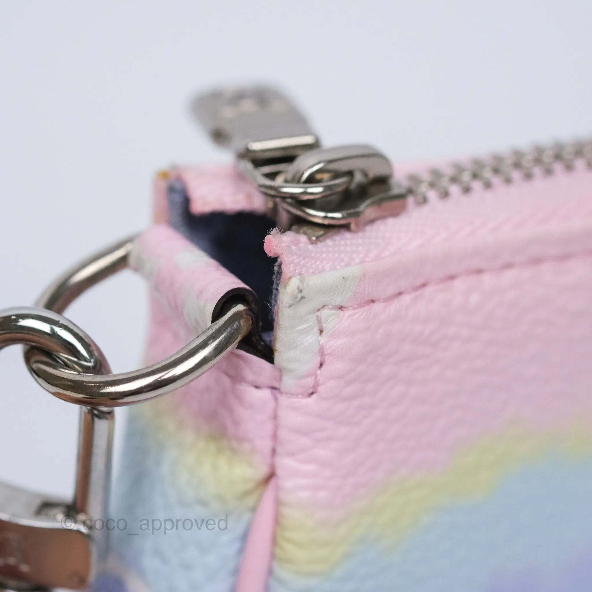 Louis Vuitton Mini Pochette Accessories Escale Pastel Monogram