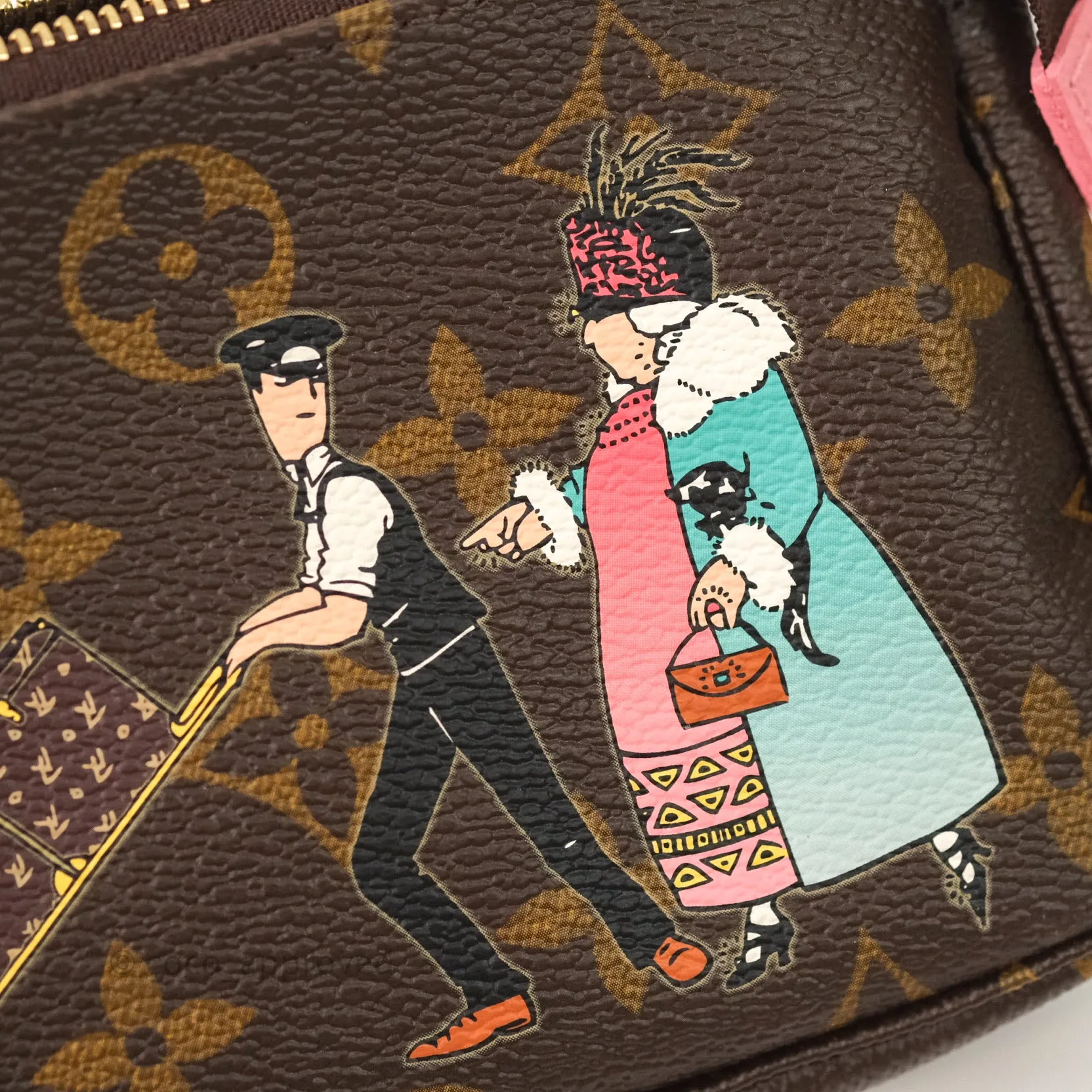 Louis Vuitton Mini Pochette Accessories Monogram Christmas