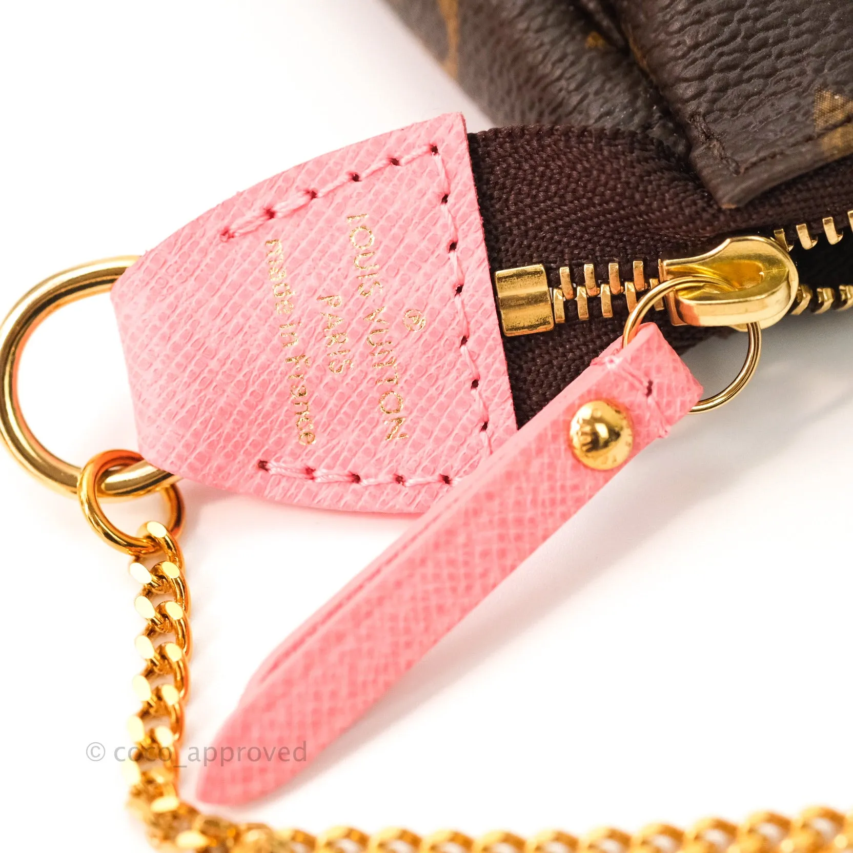 Louis Vuitton Mini Pochette Accessories Monogram Christmas