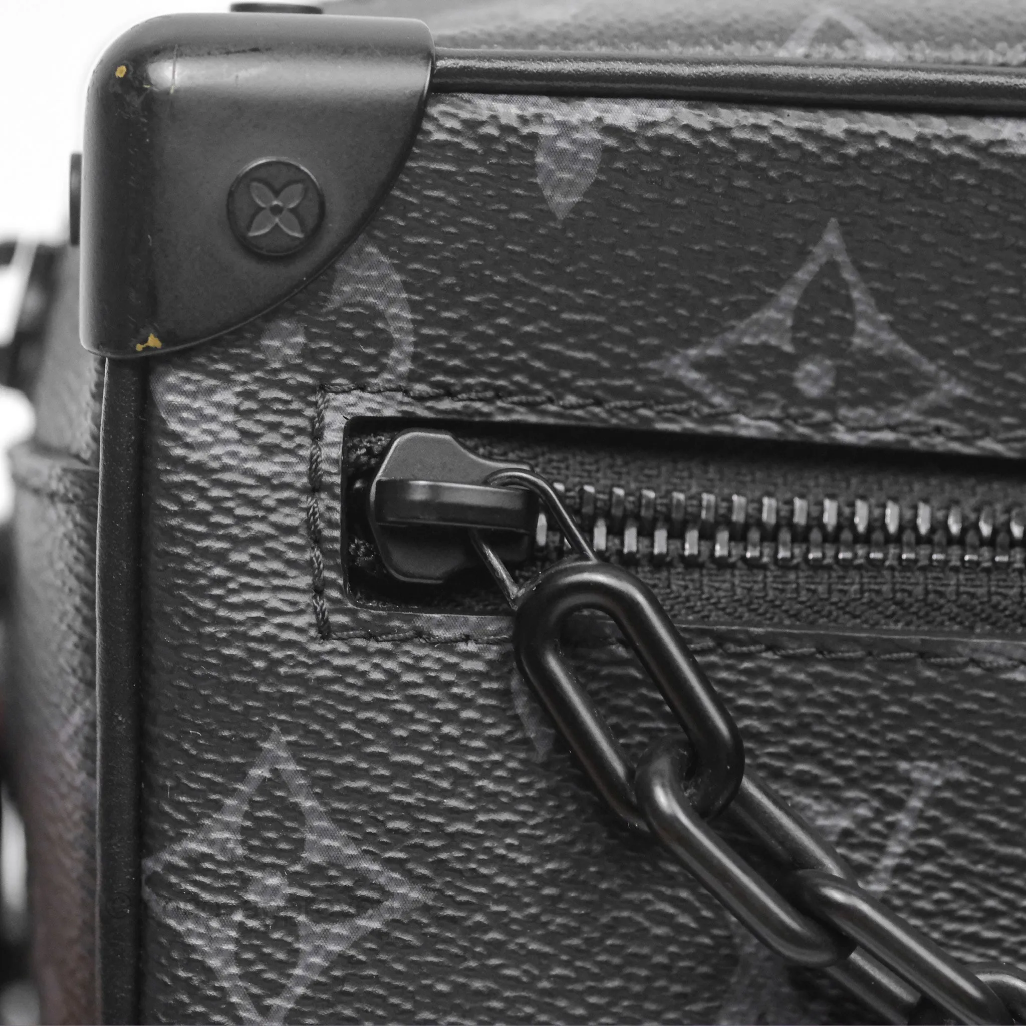 Louis Vuitton Mini Soft Trunk Monogram Eclipse Canvas