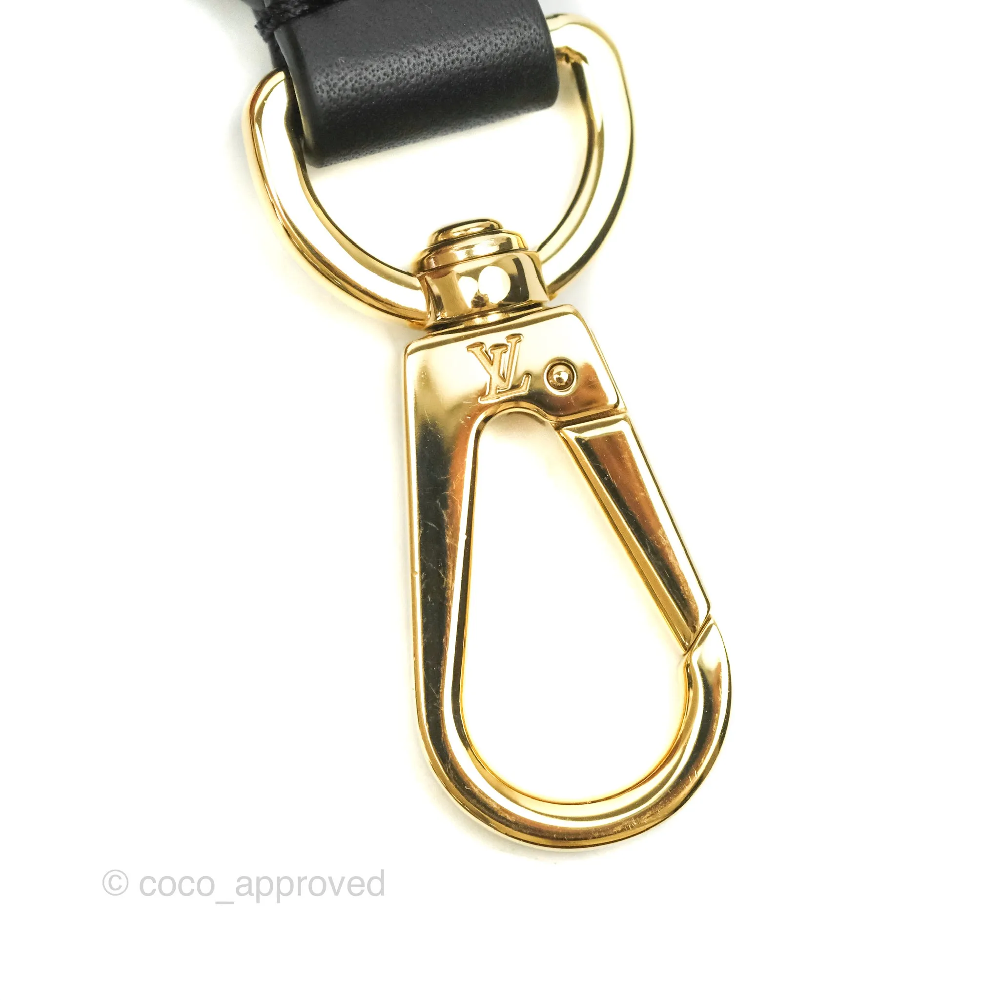 Louis Vuitton Monogram Adjustable Bandouliere Shoulder Strap Black