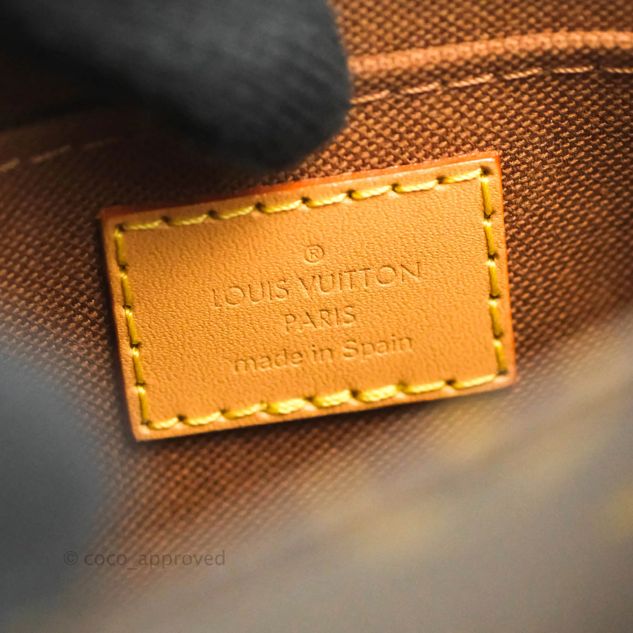 Louis Vuitton Monogram Canvas Petit Sac Plat bag