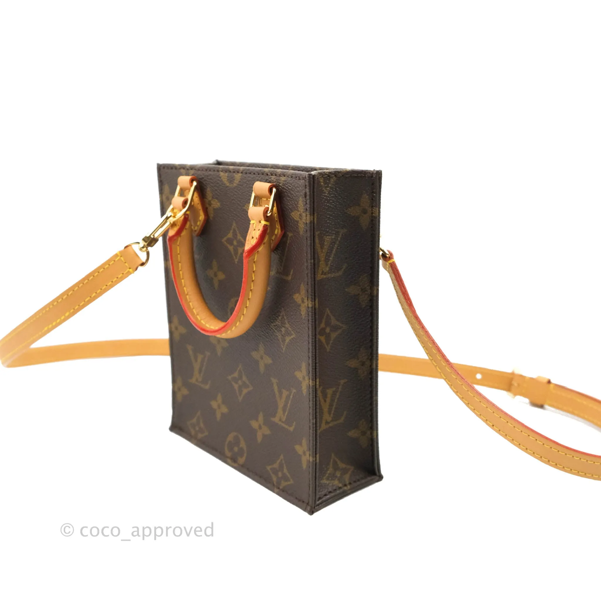 Louis Vuitton Monogram Canvas Petit Sac Plat bag