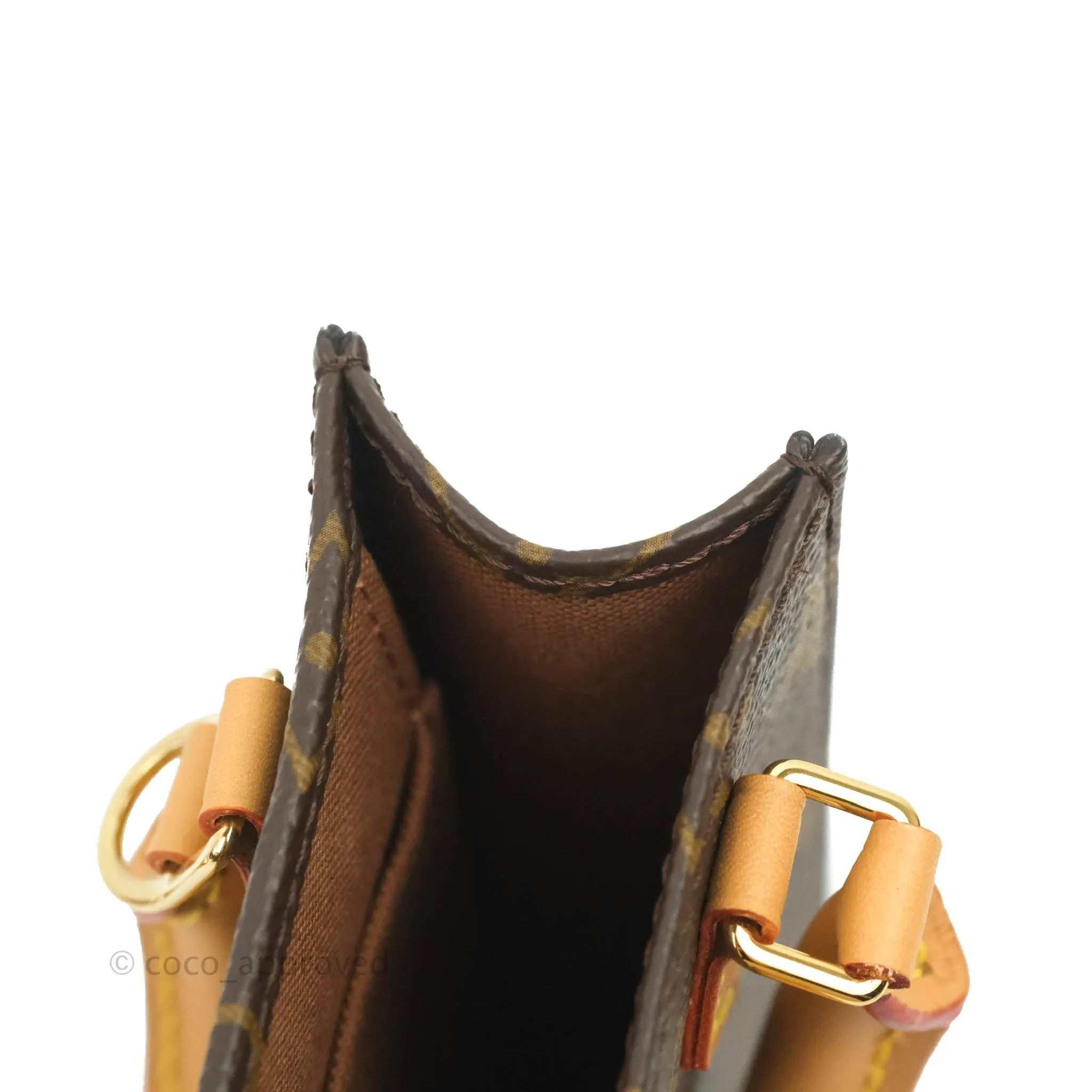 Louis Vuitton Monogram Canvas Petit Sac Plat bag
