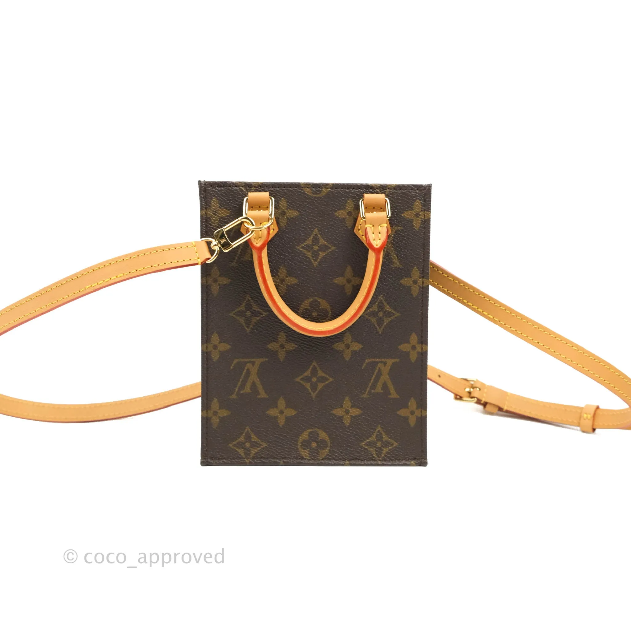 Louis Vuitton Monogram Canvas Petit Sac Plat bag