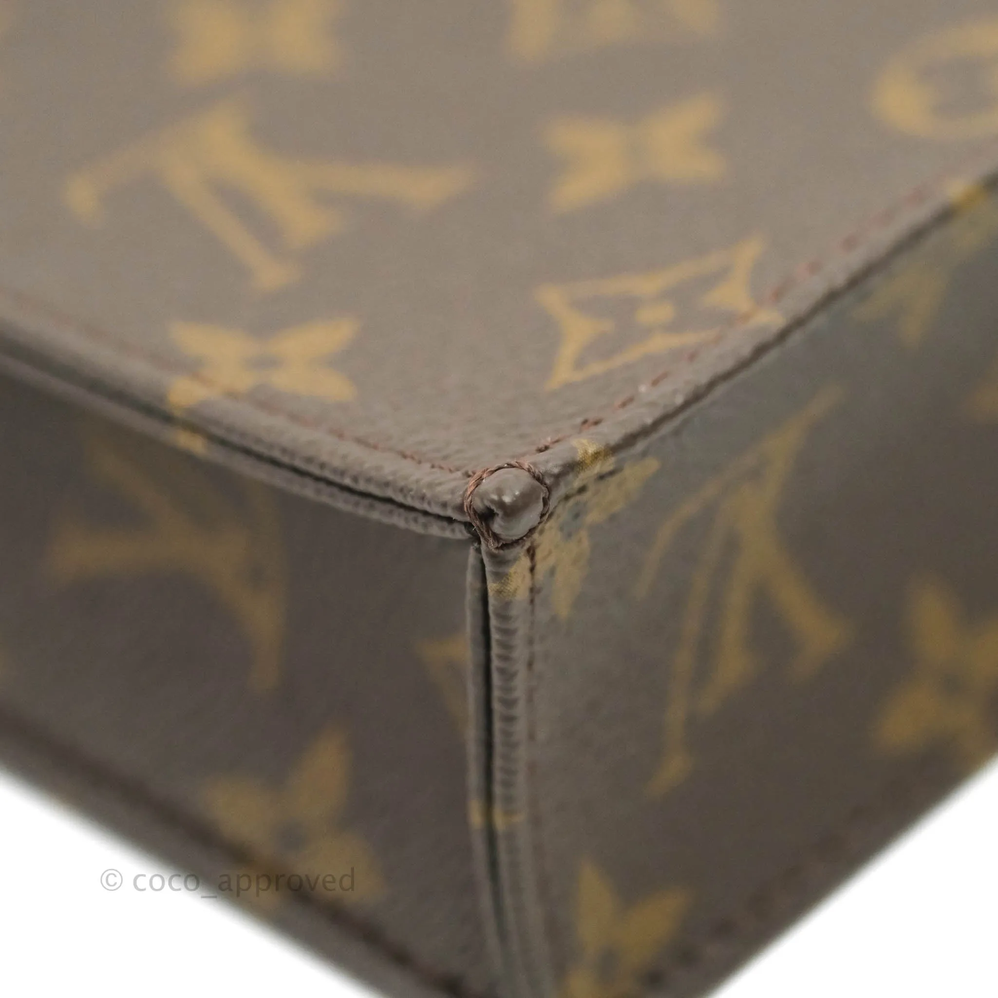 Louis Vuitton Monogram Canvas Petit Sac Plat bag