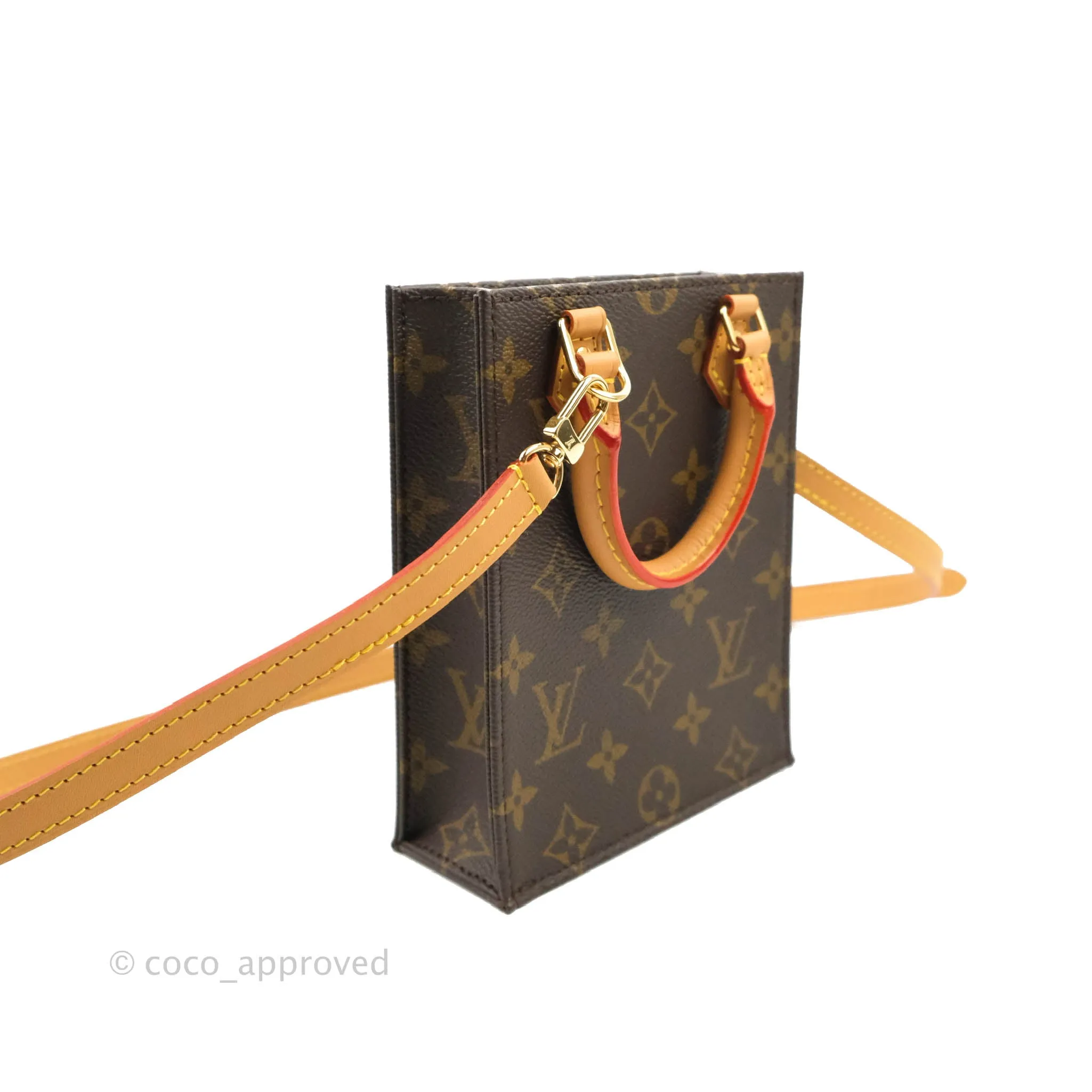 Louis Vuitton Monogram Canvas Petit Sac Plat bag