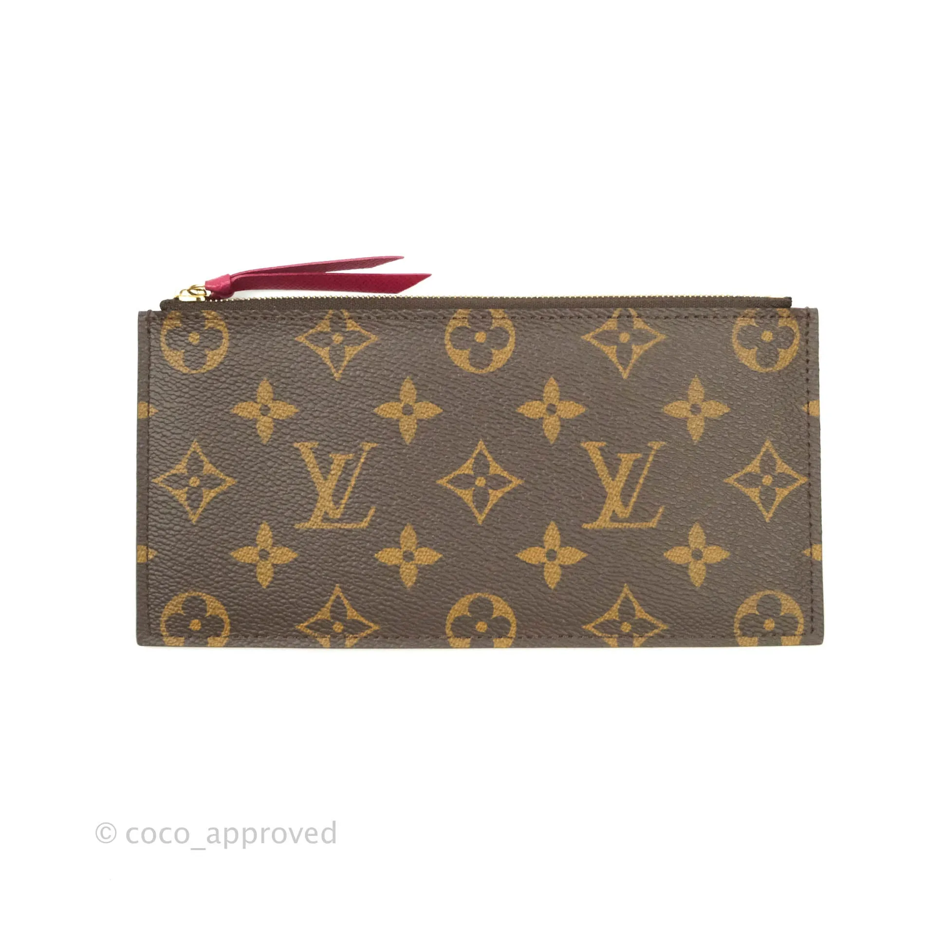 Louis Vuitton Monogram Canvas Pochette Flicie Bag Fuchsia Pink