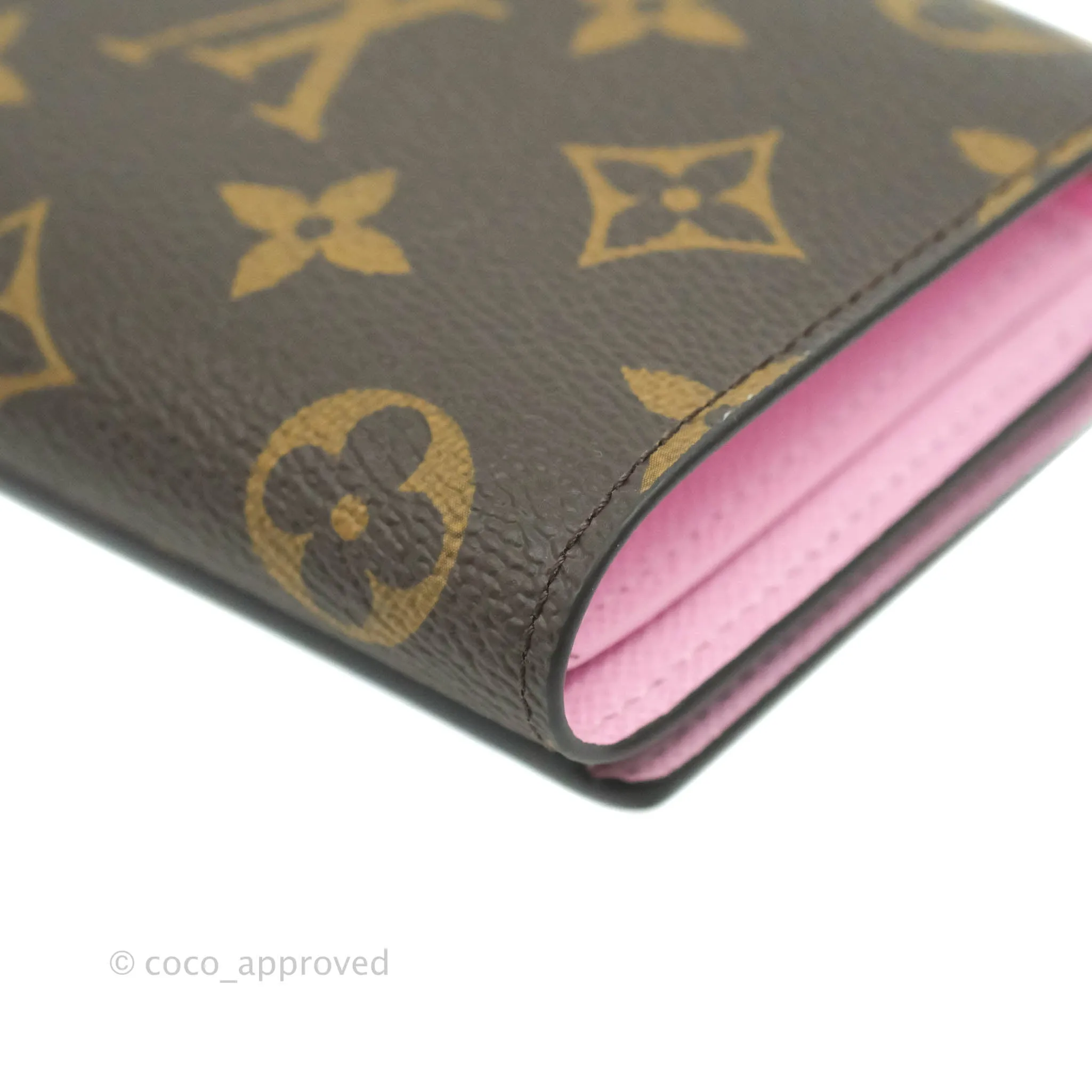 Louis Vuitton Monogram Christmas Animation Japanese Garden Victorine Wallet Wisteria Pink