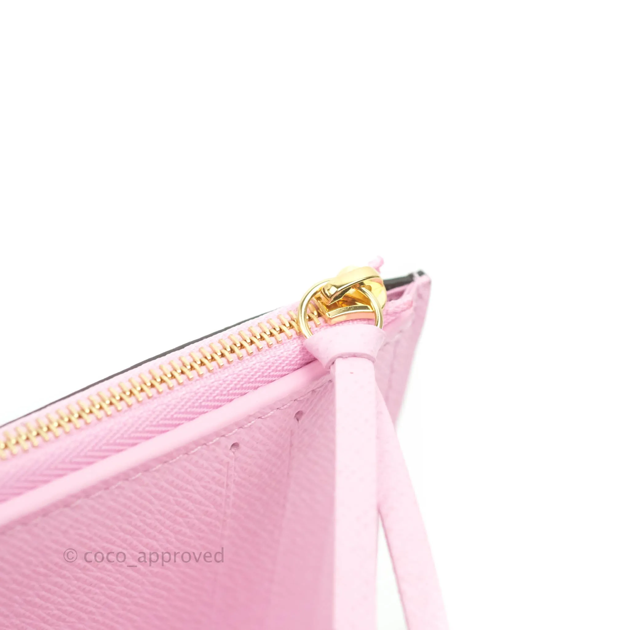 Louis Vuitton Monogram Christmas Animation Japanese Garden Victorine Wallet Wisteria Pink