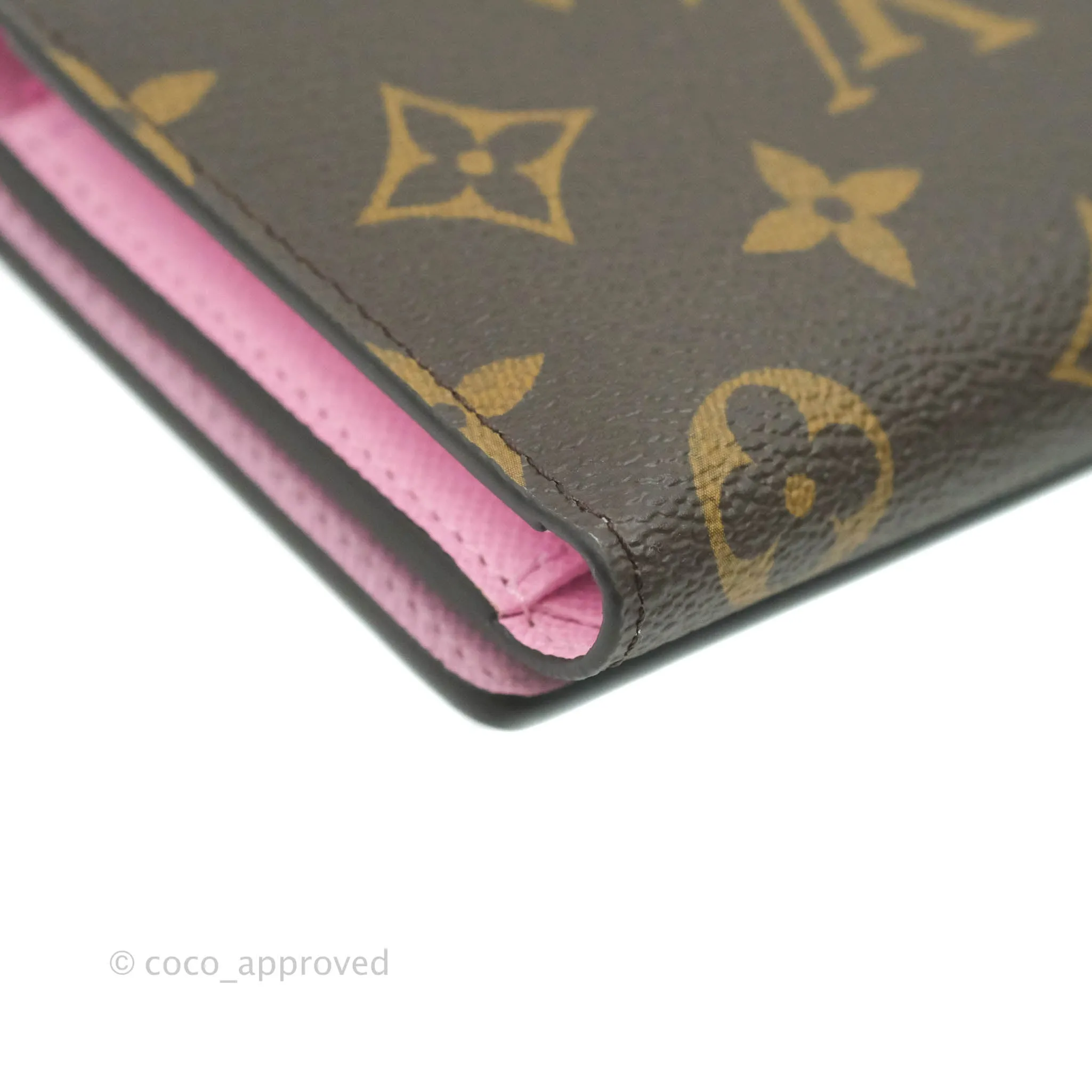 Louis Vuitton Monogram Christmas Animation Japanese Garden Victorine Wallet Wisteria Pink