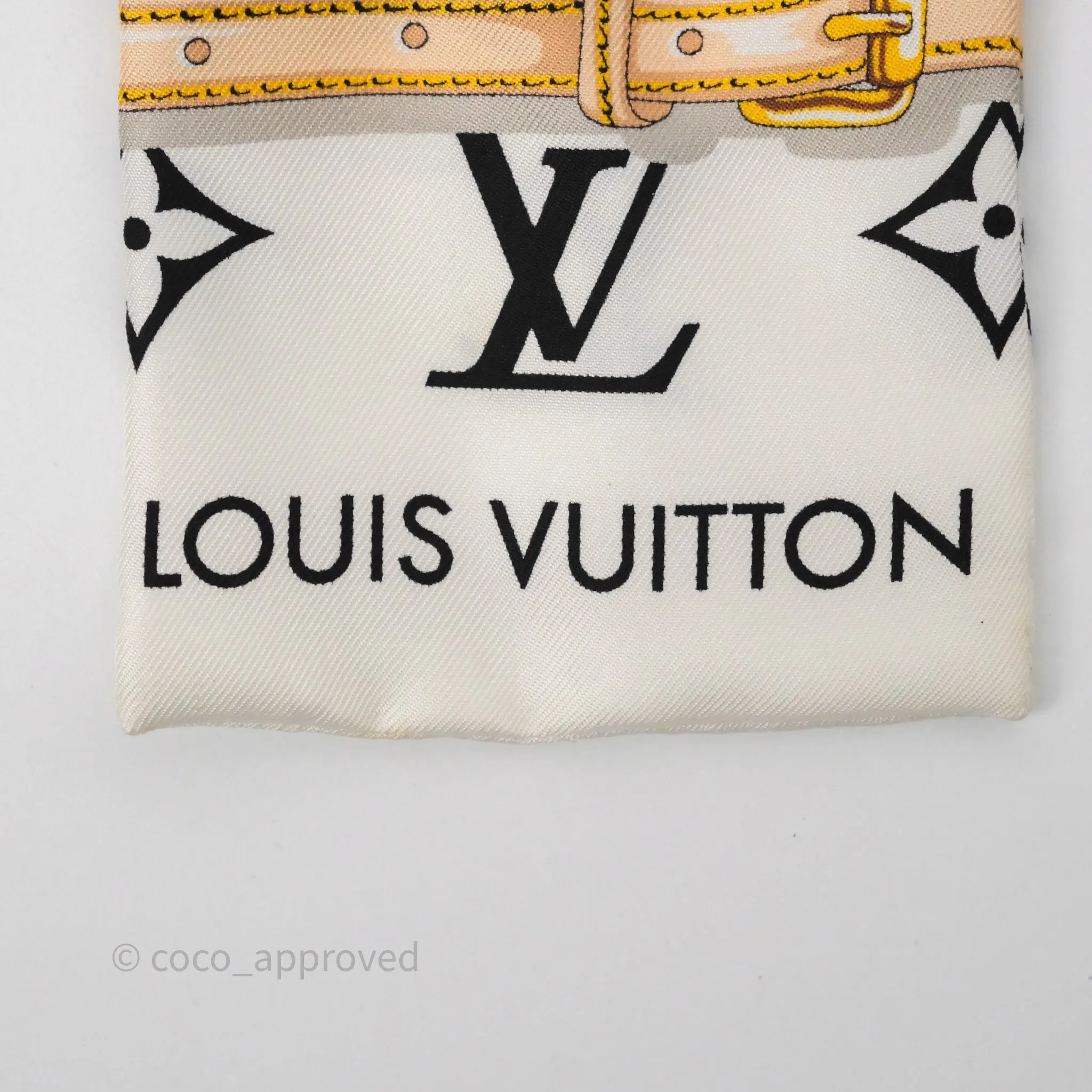 Louis Vuitton Monogram Confidential Bandeau Silk Black