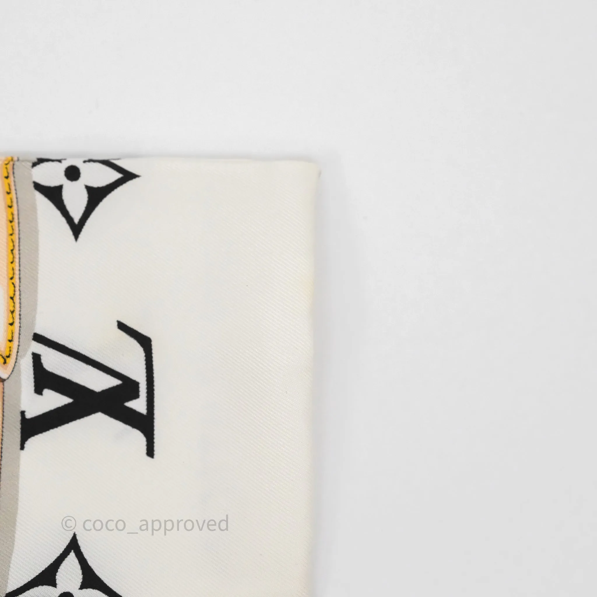 Louis Vuitton Monogram Confidential Bandeau Silk Black