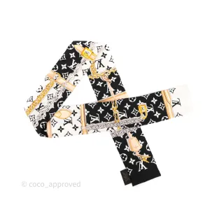 Louis Vuitton Monogram Confidential Bandeau Silk Black