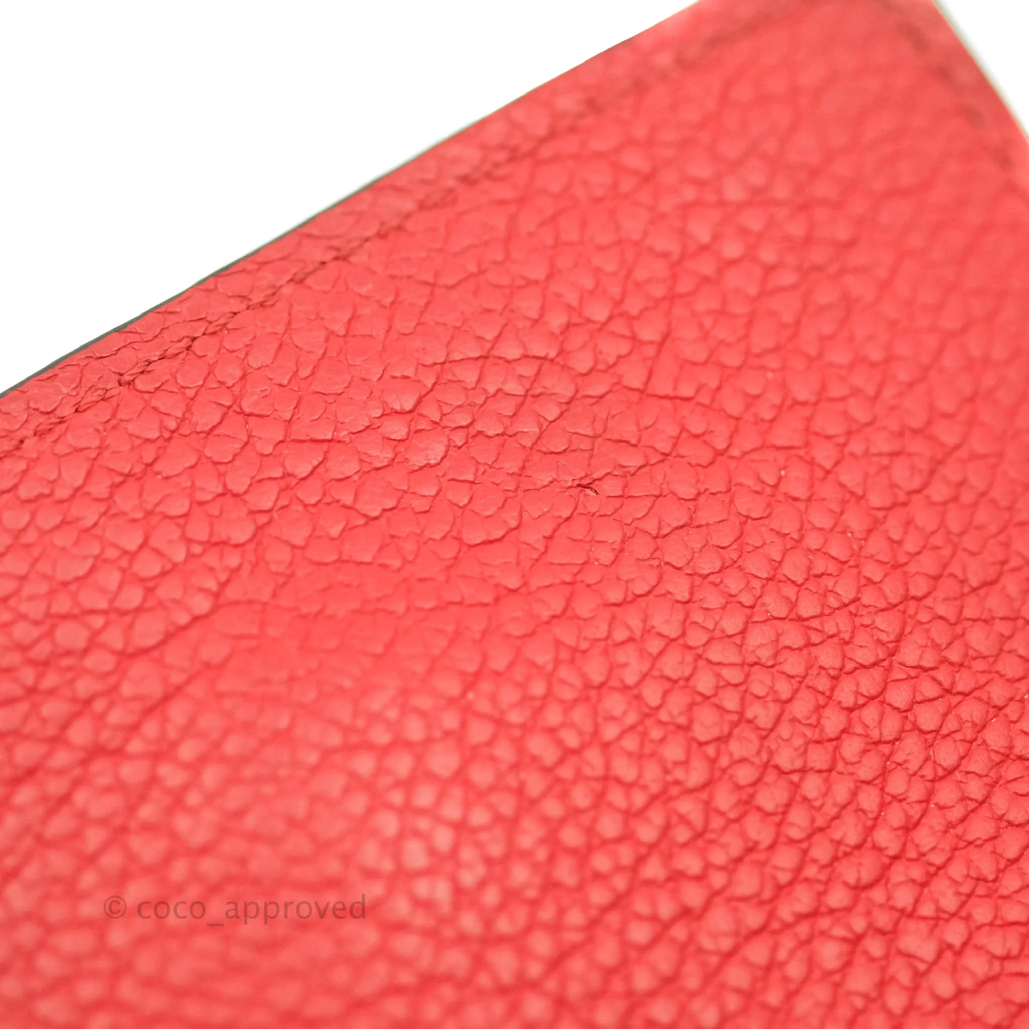 Louis Vuitton Monogram Empreinte Red 6 Key Holder Gold Hardware