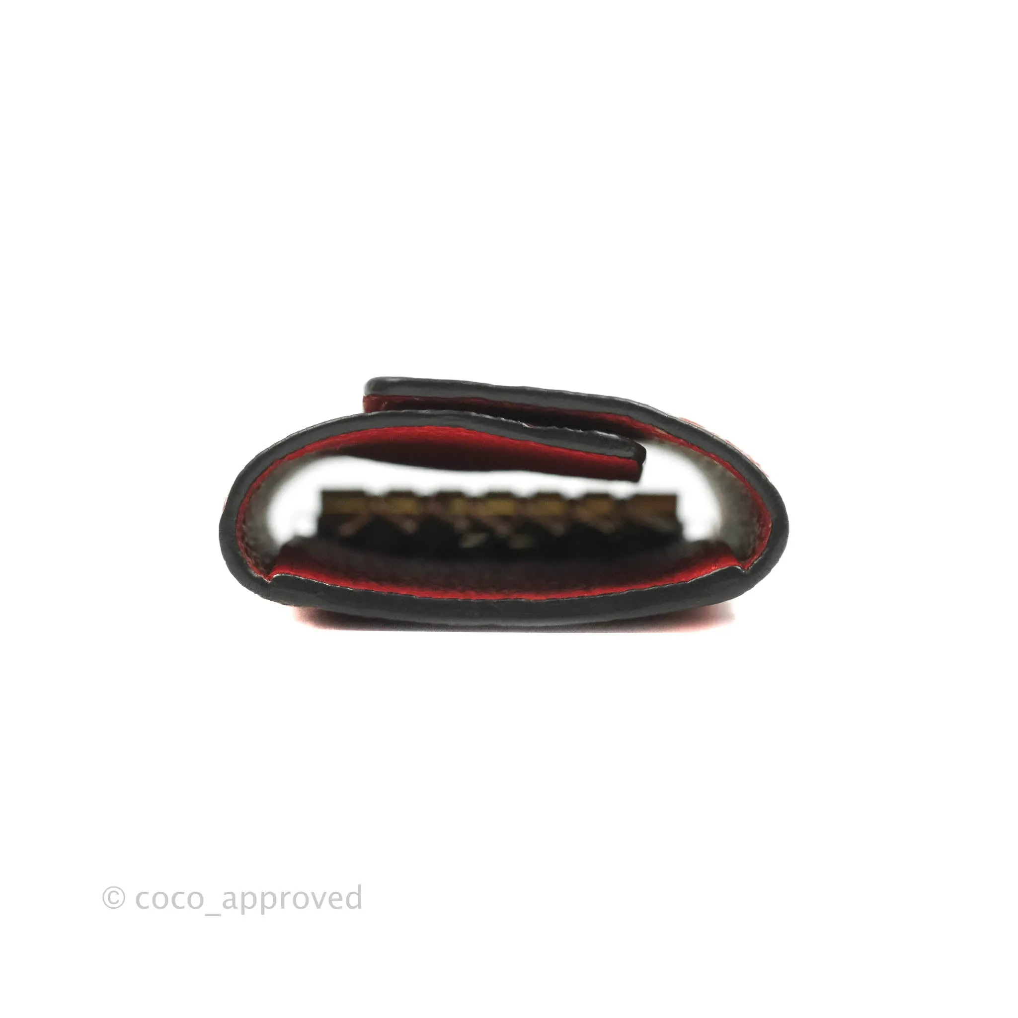 Louis Vuitton Monogram Empreinte Red 6 Key Holder Gold Hardware