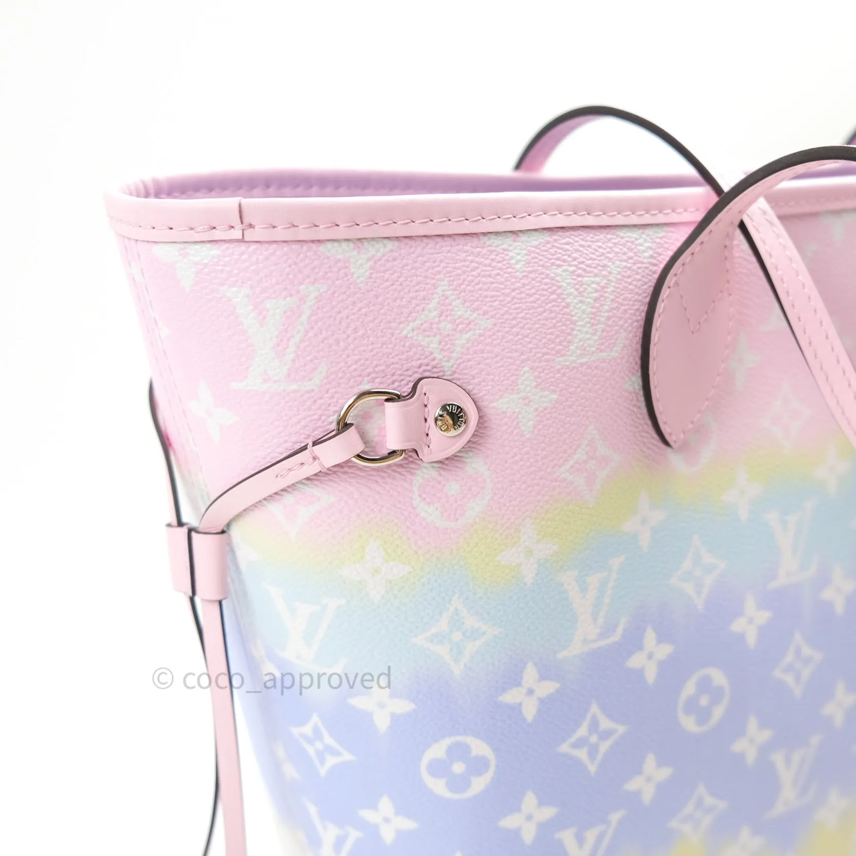 Louis Vuitton  Monogram Escale Neverfull MM Pastel