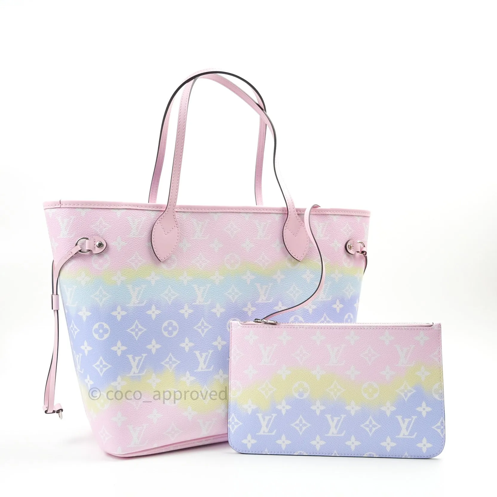 Louis Vuitton  Monogram Escale Neverfull MM Pastel