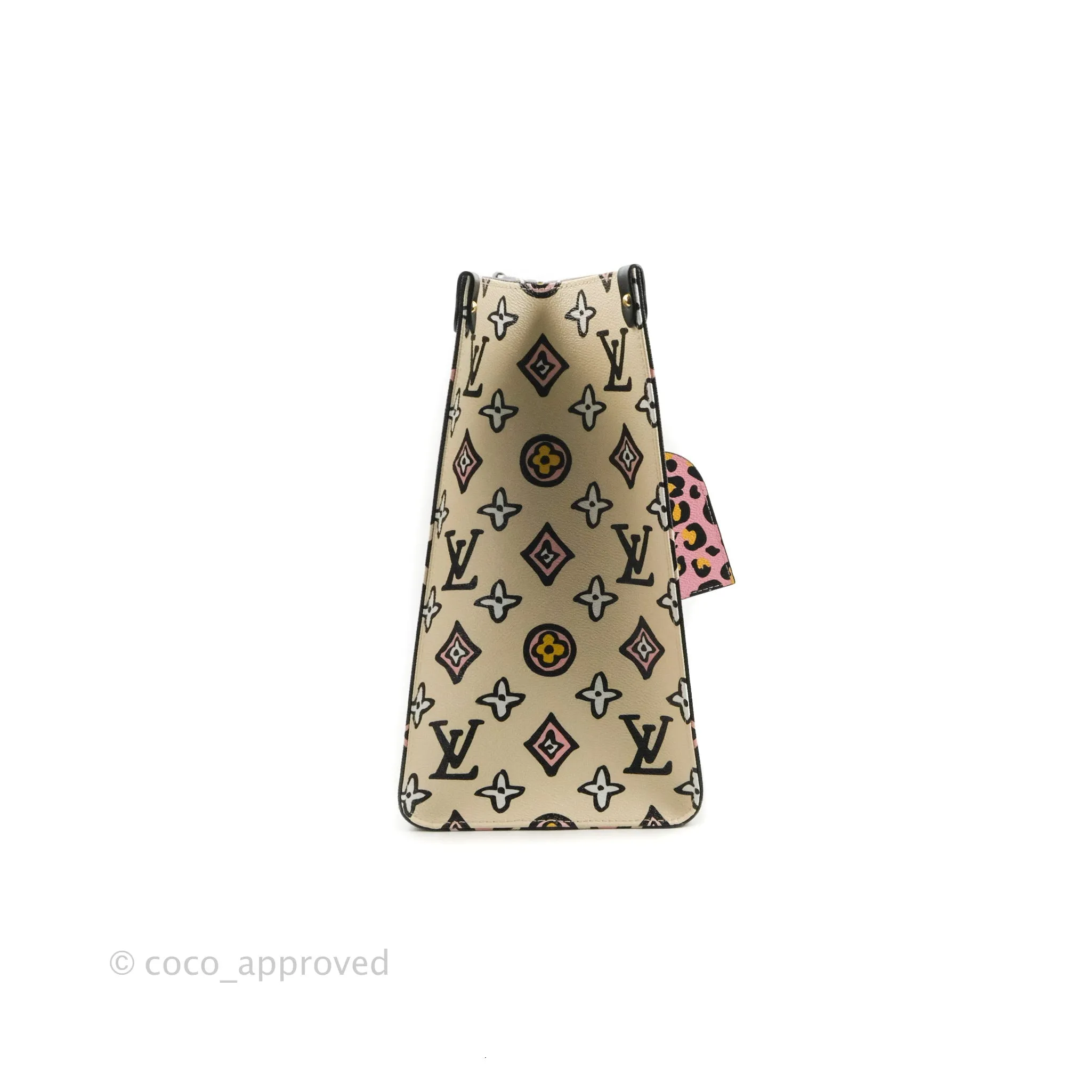 Louis Vuitton Monogram Giant Wild At Heart Onthego GM Black