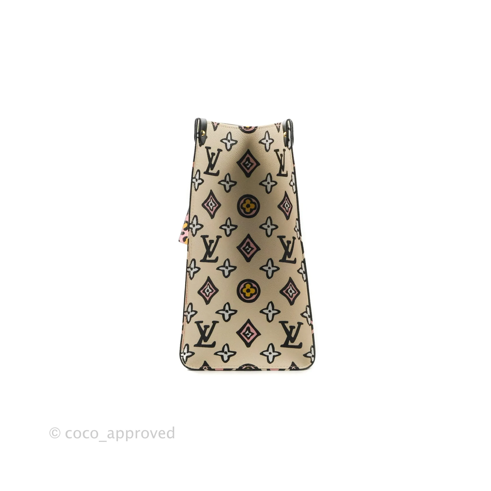 Louis Vuitton Monogram Giant Wild At Heart Onthego GM Black