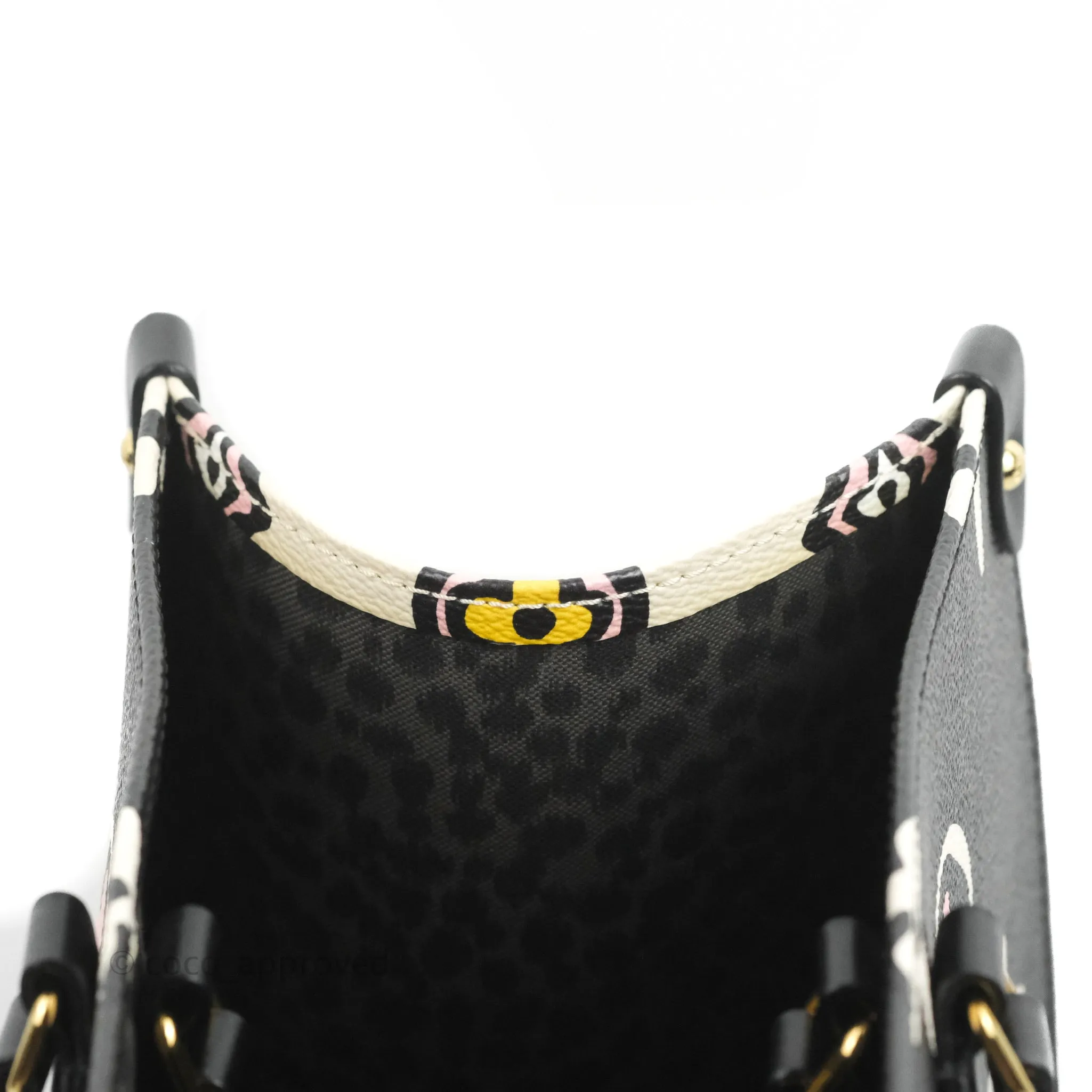 Louis Vuitton Monogram Giant Wild At Heart Onthego GM Black