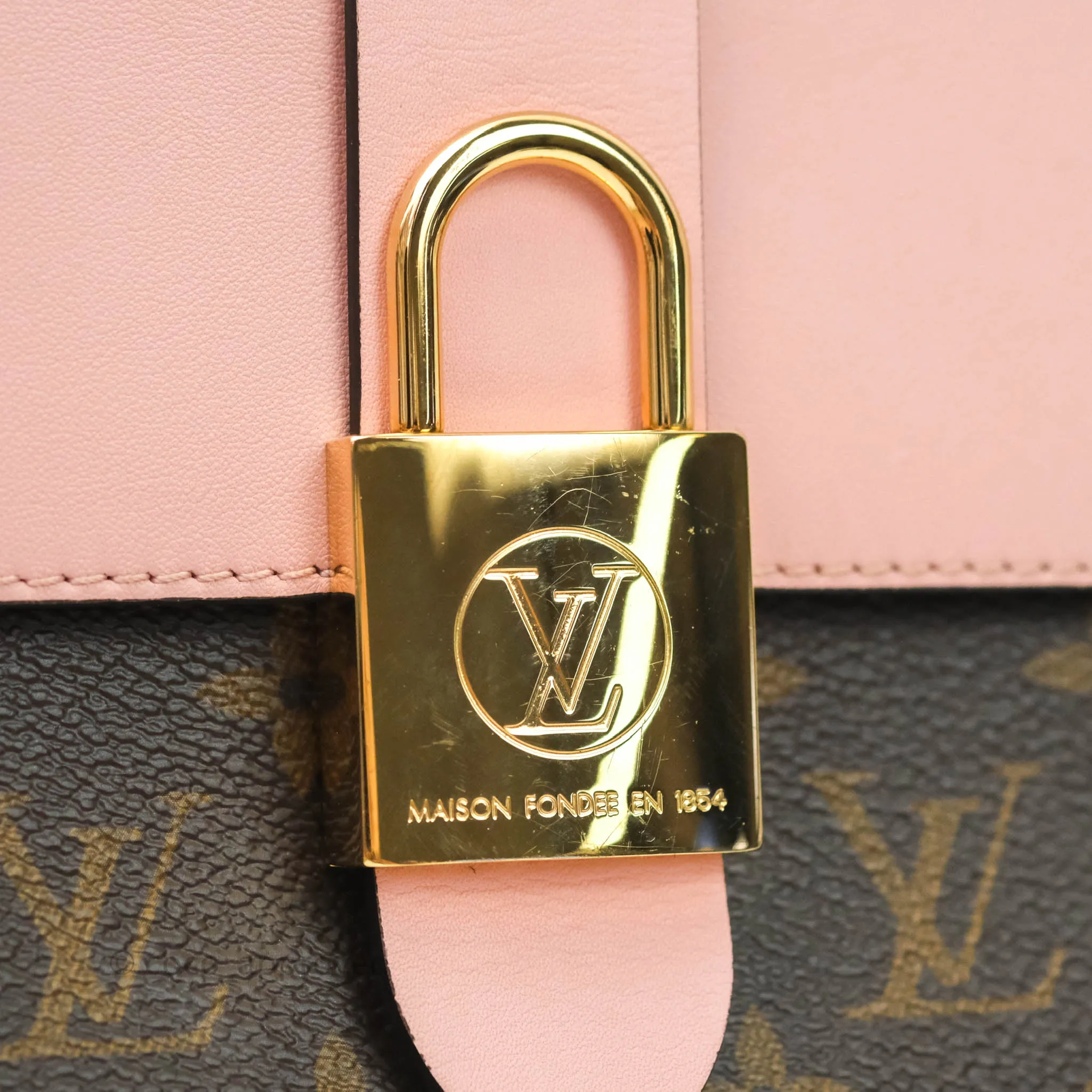 Louis Vuitton Monogram Locky BB Rose Poudre