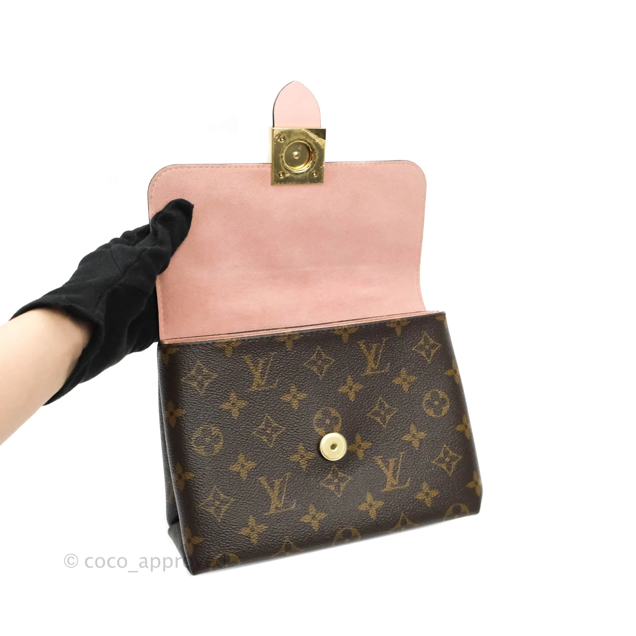 Louis Vuitton Monogram Locky BB Rose Poudre