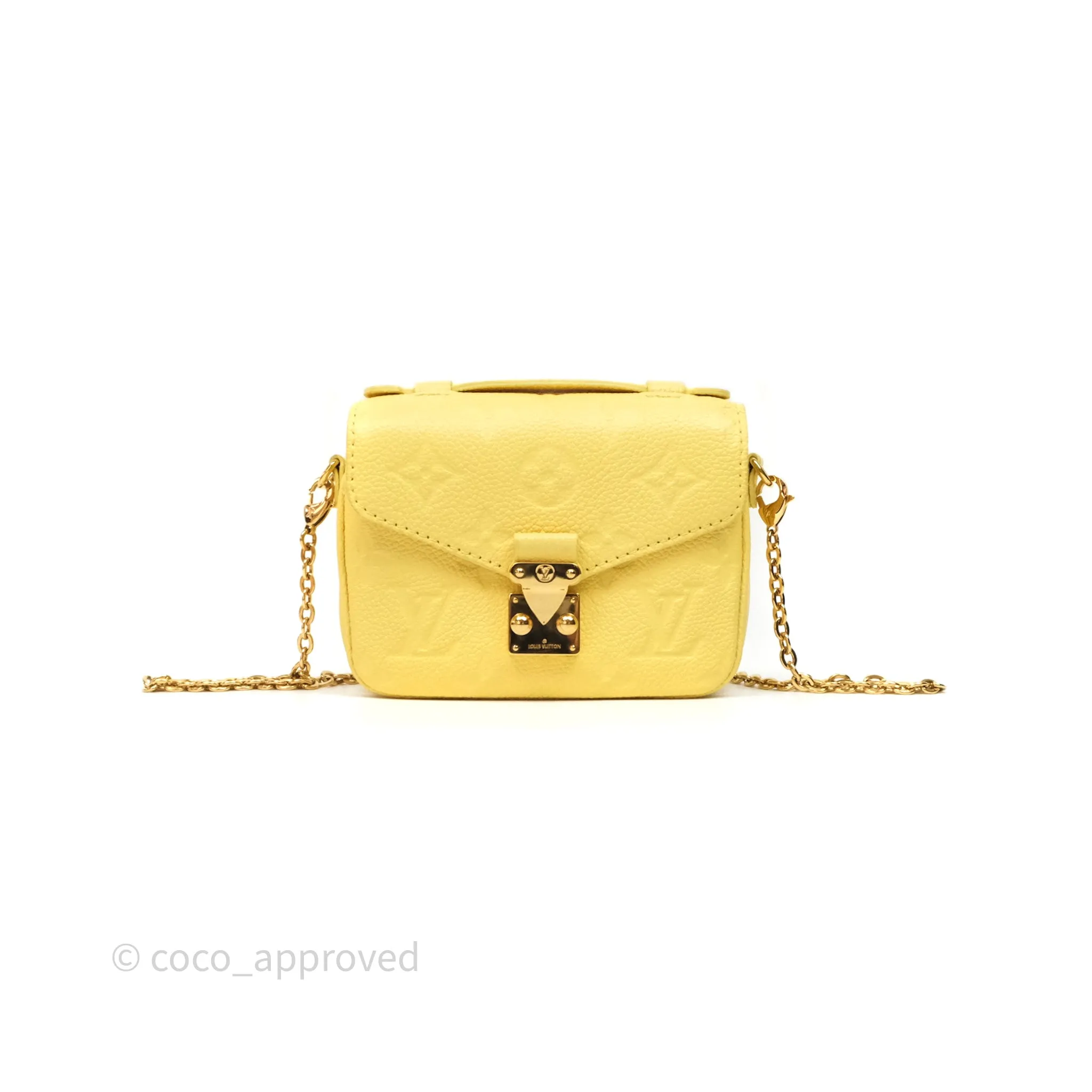 Louis Vuitton Monogram Micro Metis Bag Empreinte Yellow