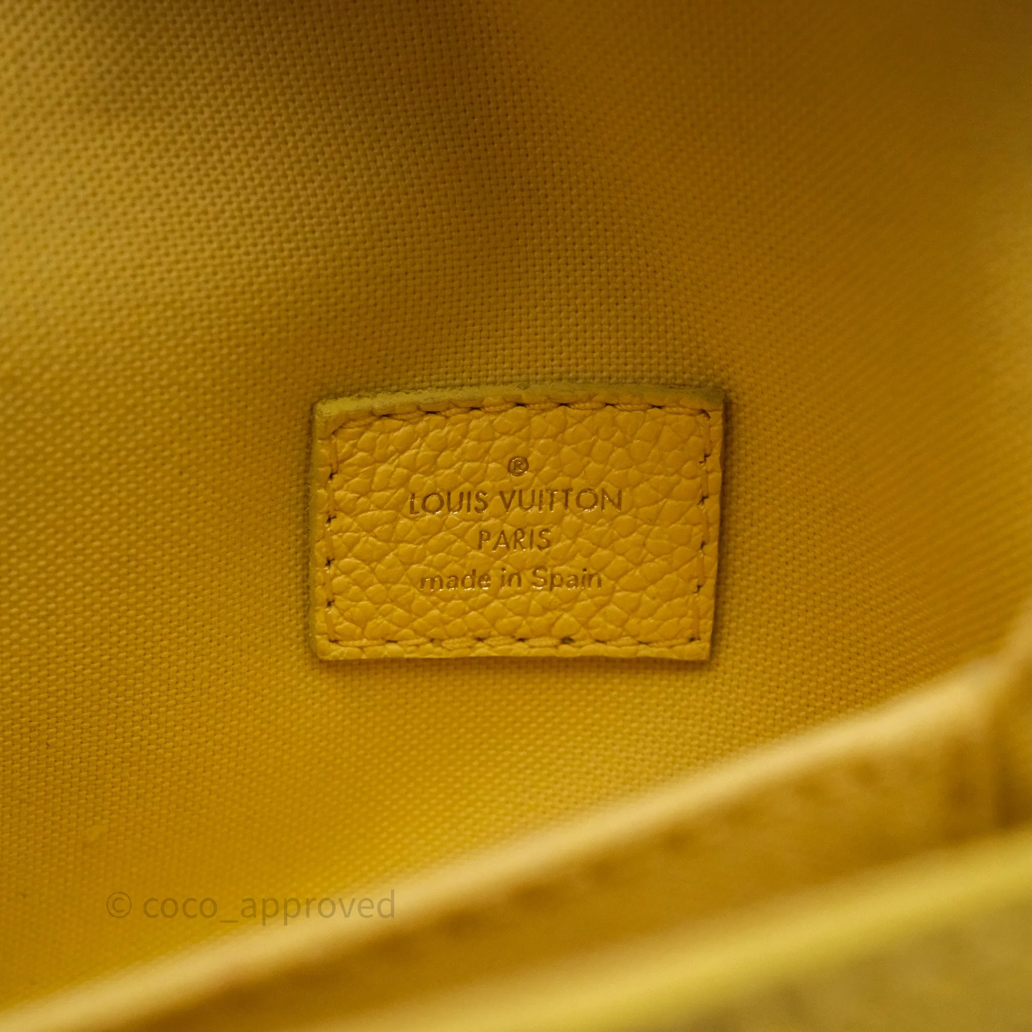Louis Vuitton Monogram Micro Metis Bag Empreinte Yellow