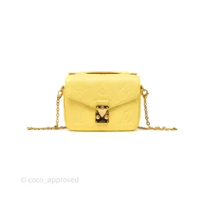 Louis Vuitton Monogram Micro Metis Bag Empreinte Yellow