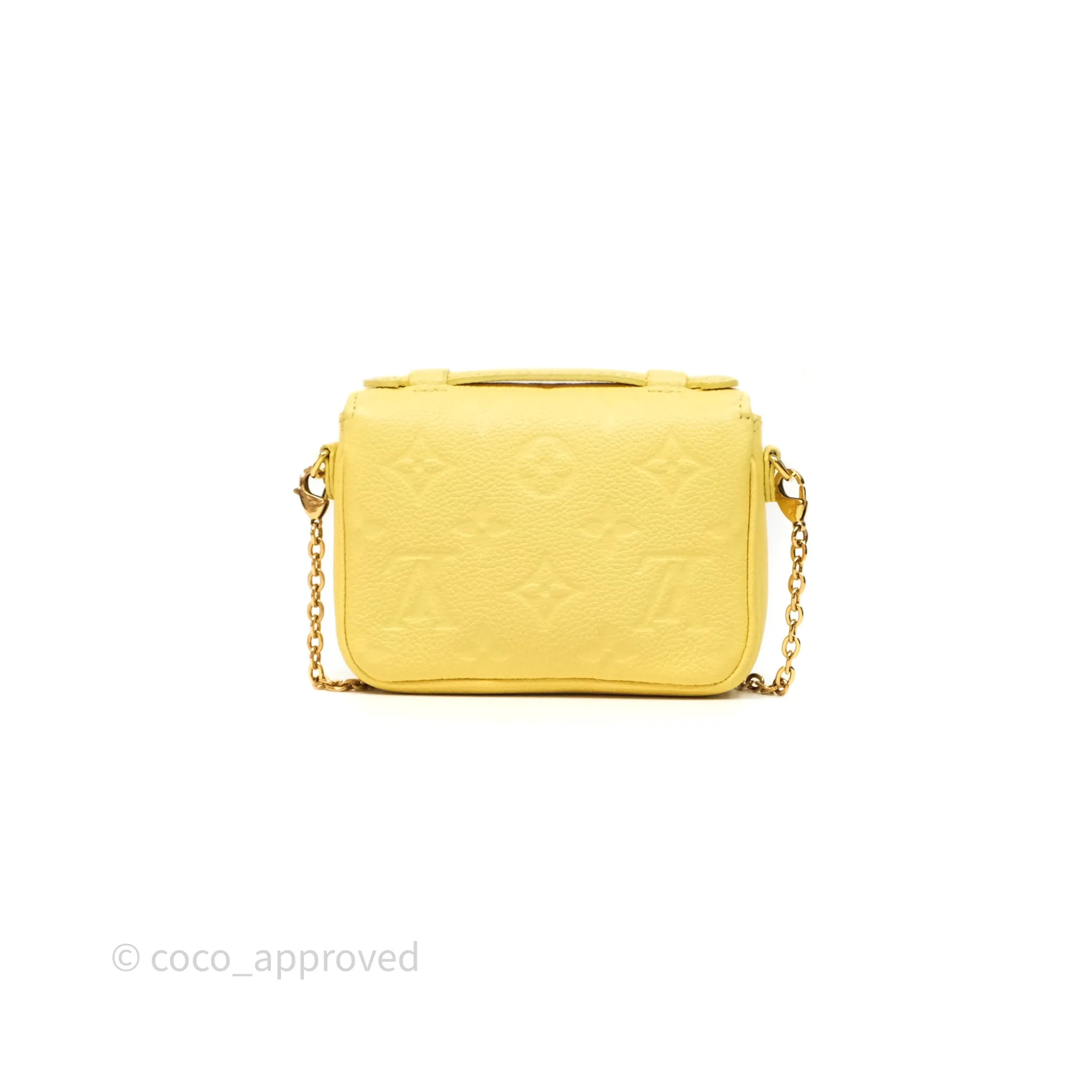 Louis Vuitton Monogram Micro Metis Bag Empreinte Yellow