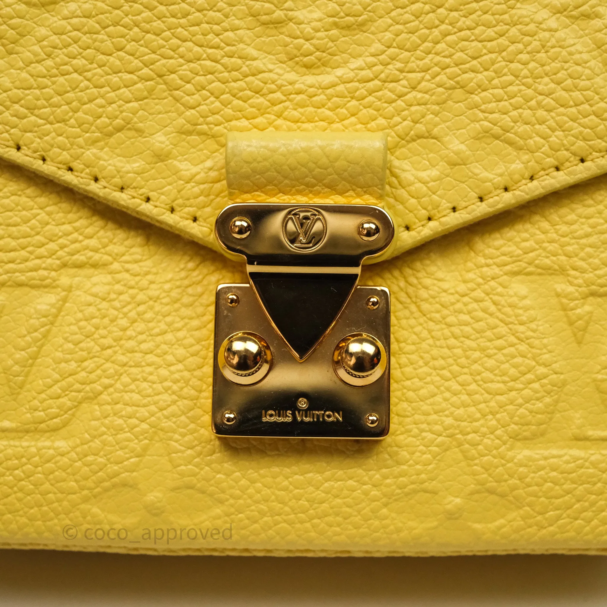 Louis Vuitton Monogram Micro Metis Bag Empreinte Yellow