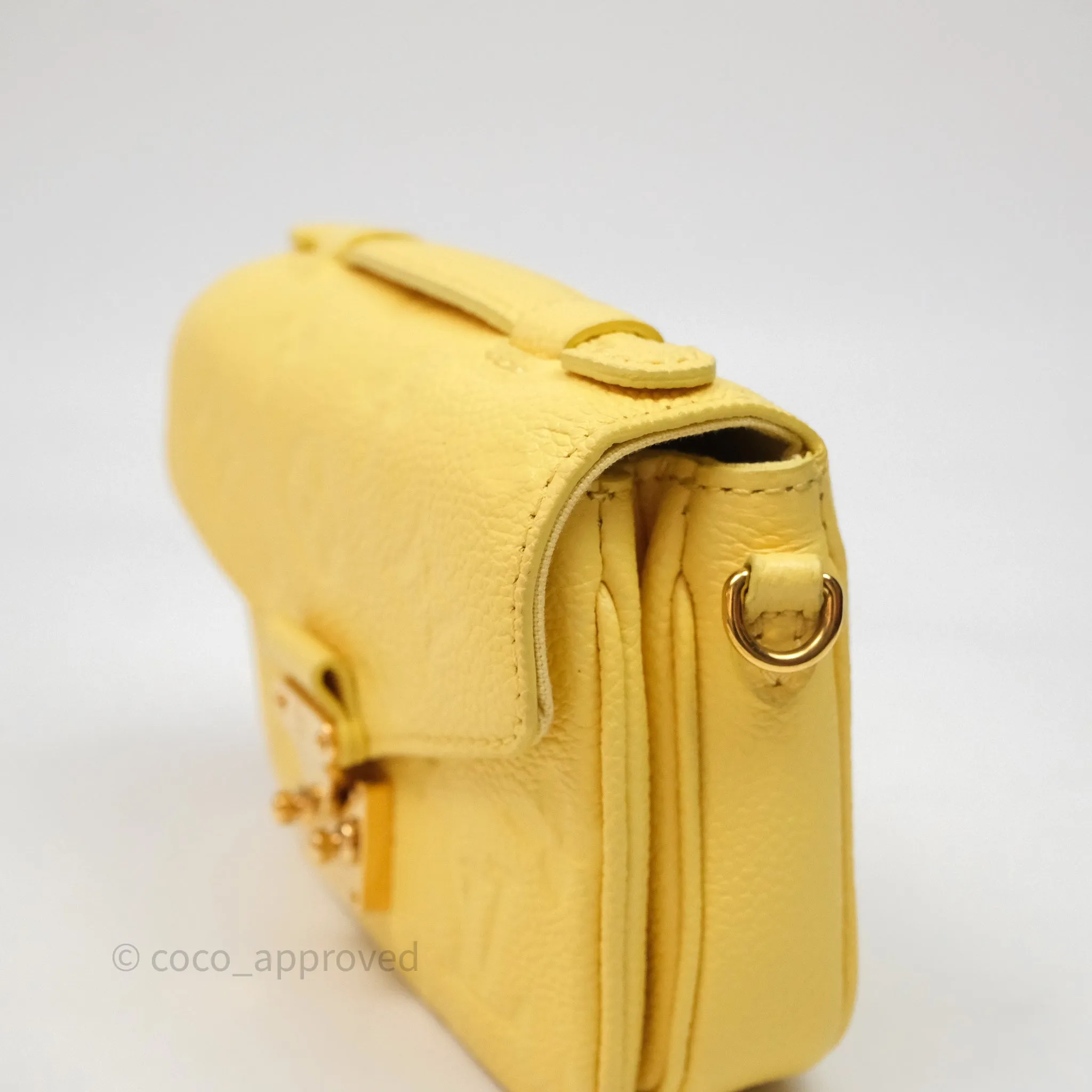 Louis Vuitton Monogram Micro Metis Bag Empreinte Yellow